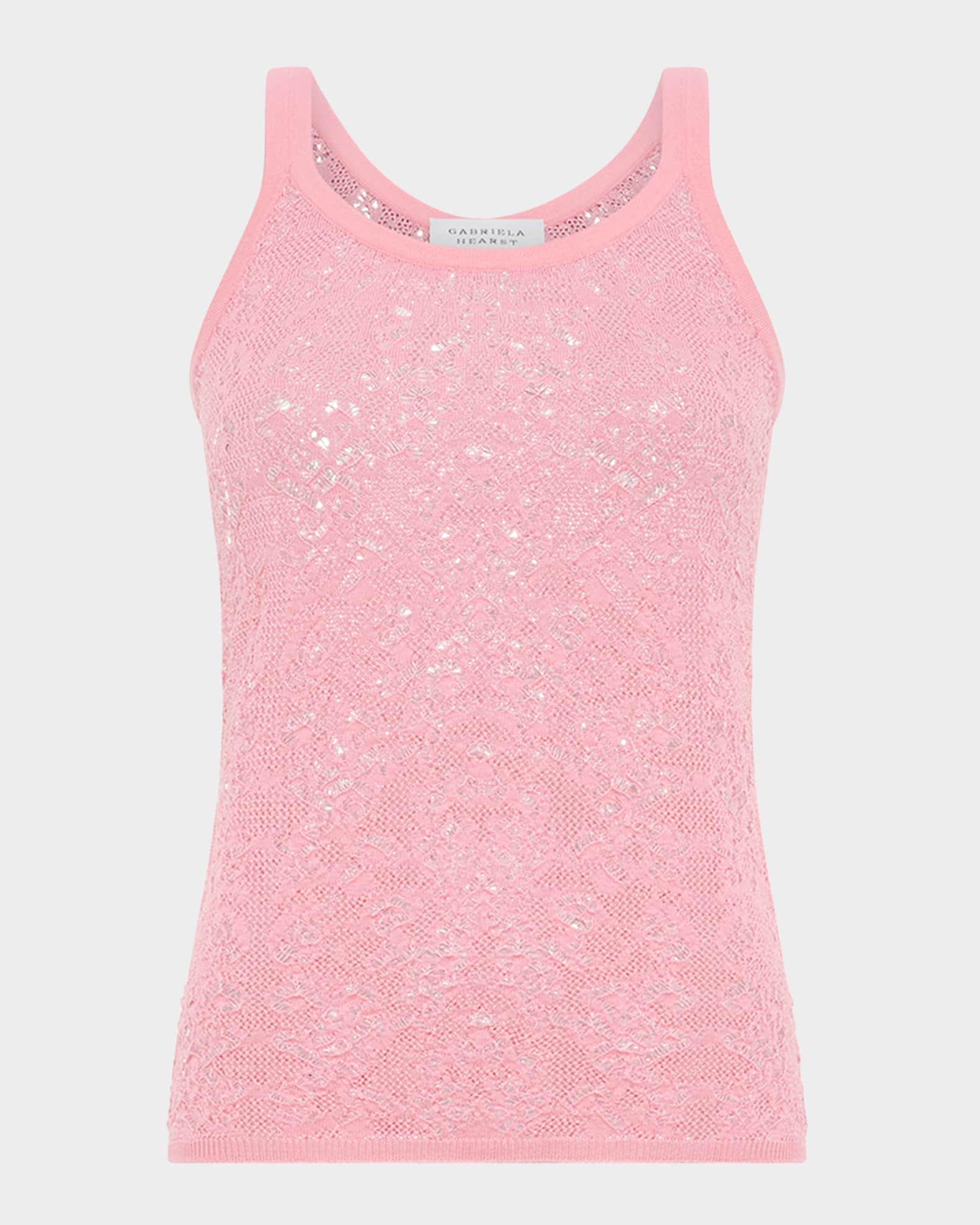 Pontus Lace Knit Tank Top 0