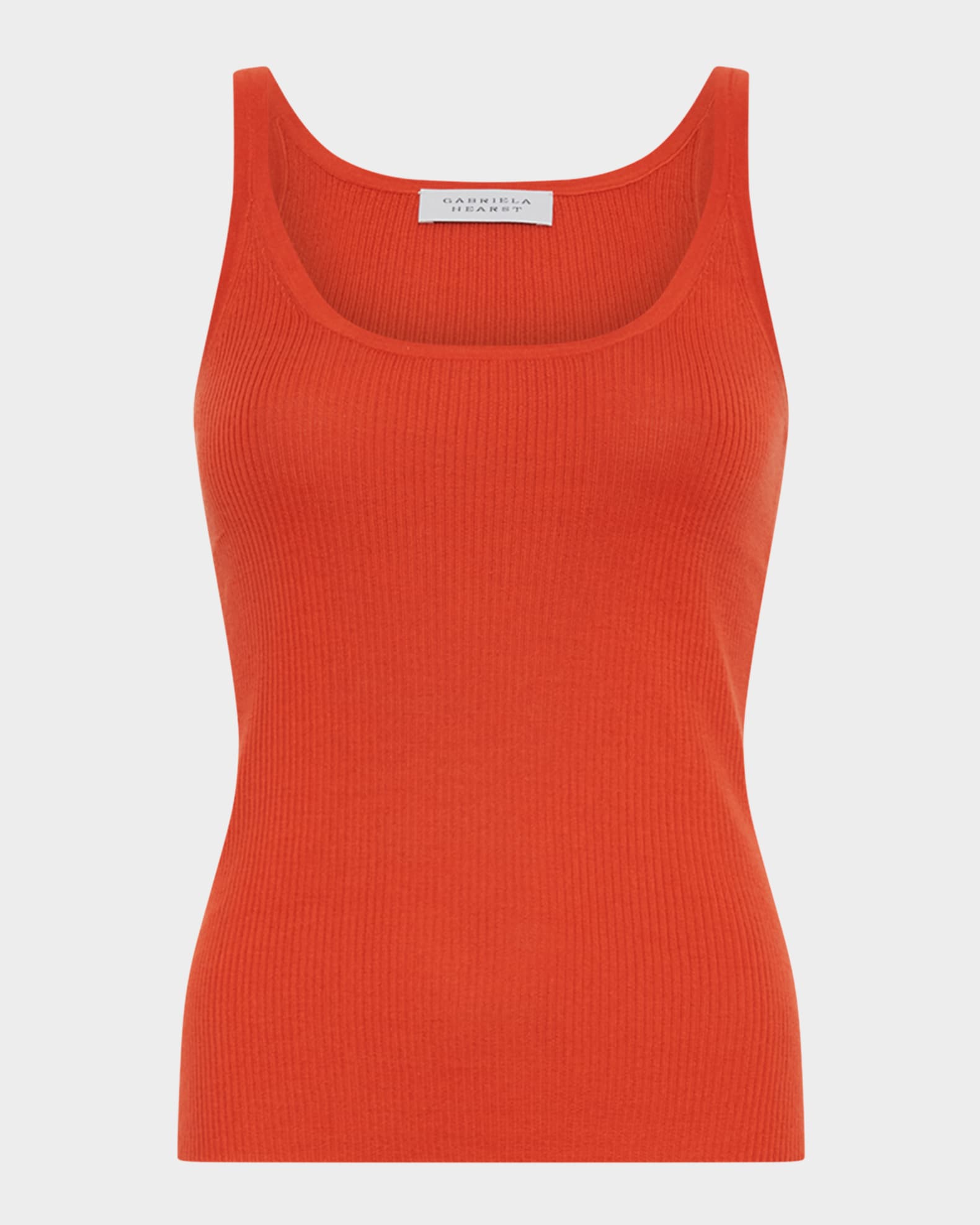 Anax Cashmere-Silk Rib Tank Top 0