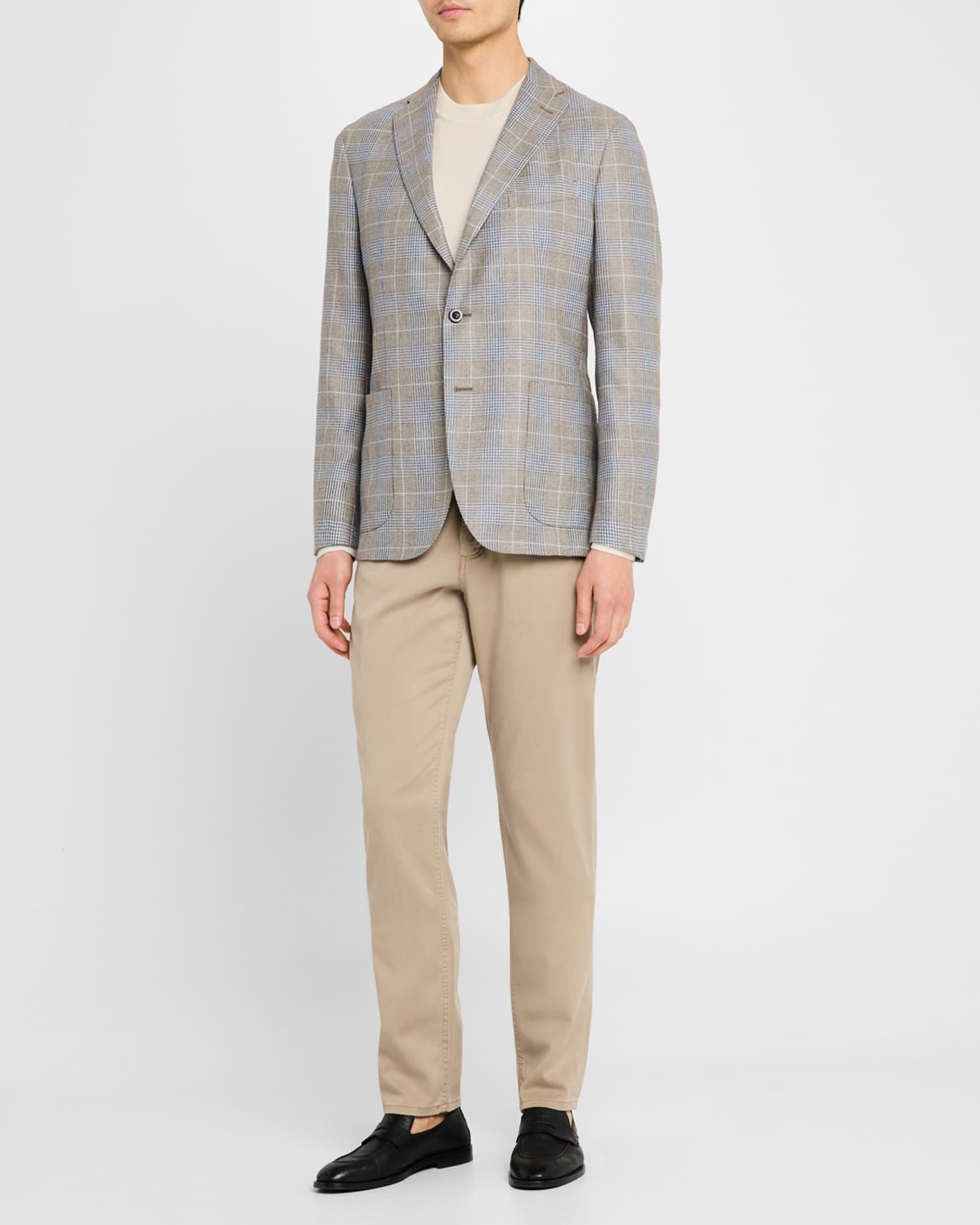 Men's Straight-Fit Five-Pocket Pants 1