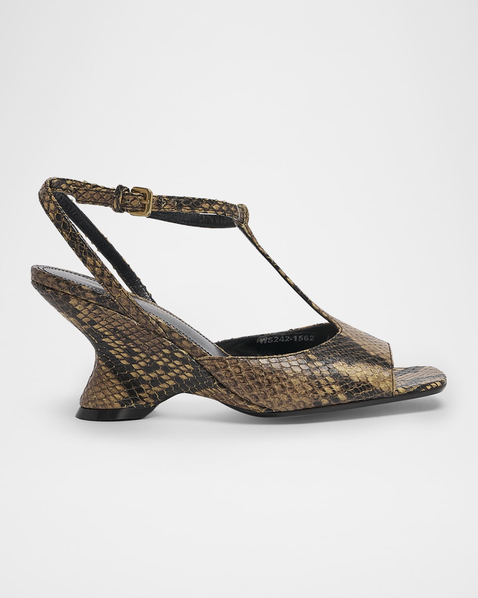 Snakeskin wedge sandals shop
