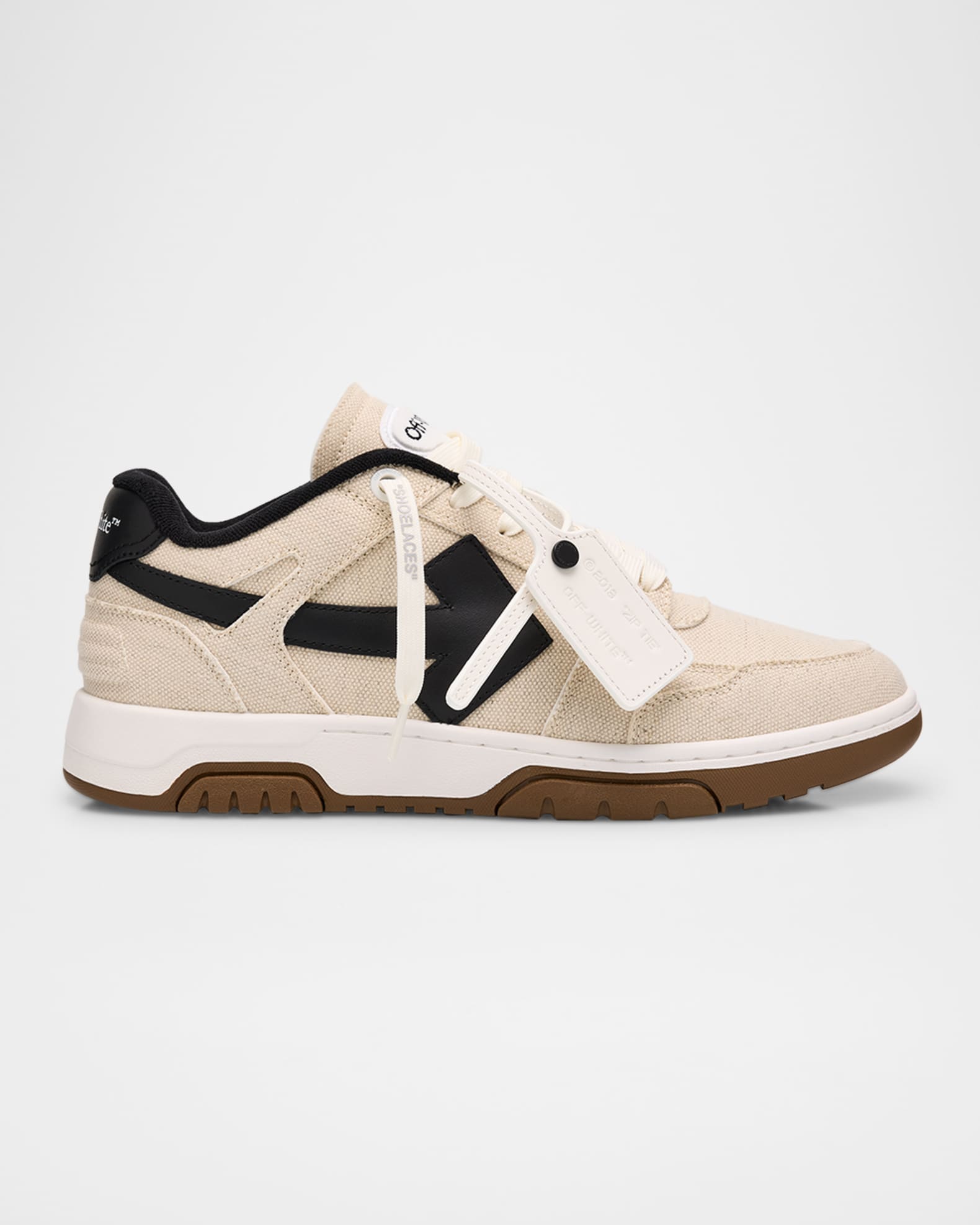 Men's Slim Out Of Office Canvas and Leather Sneakers 0