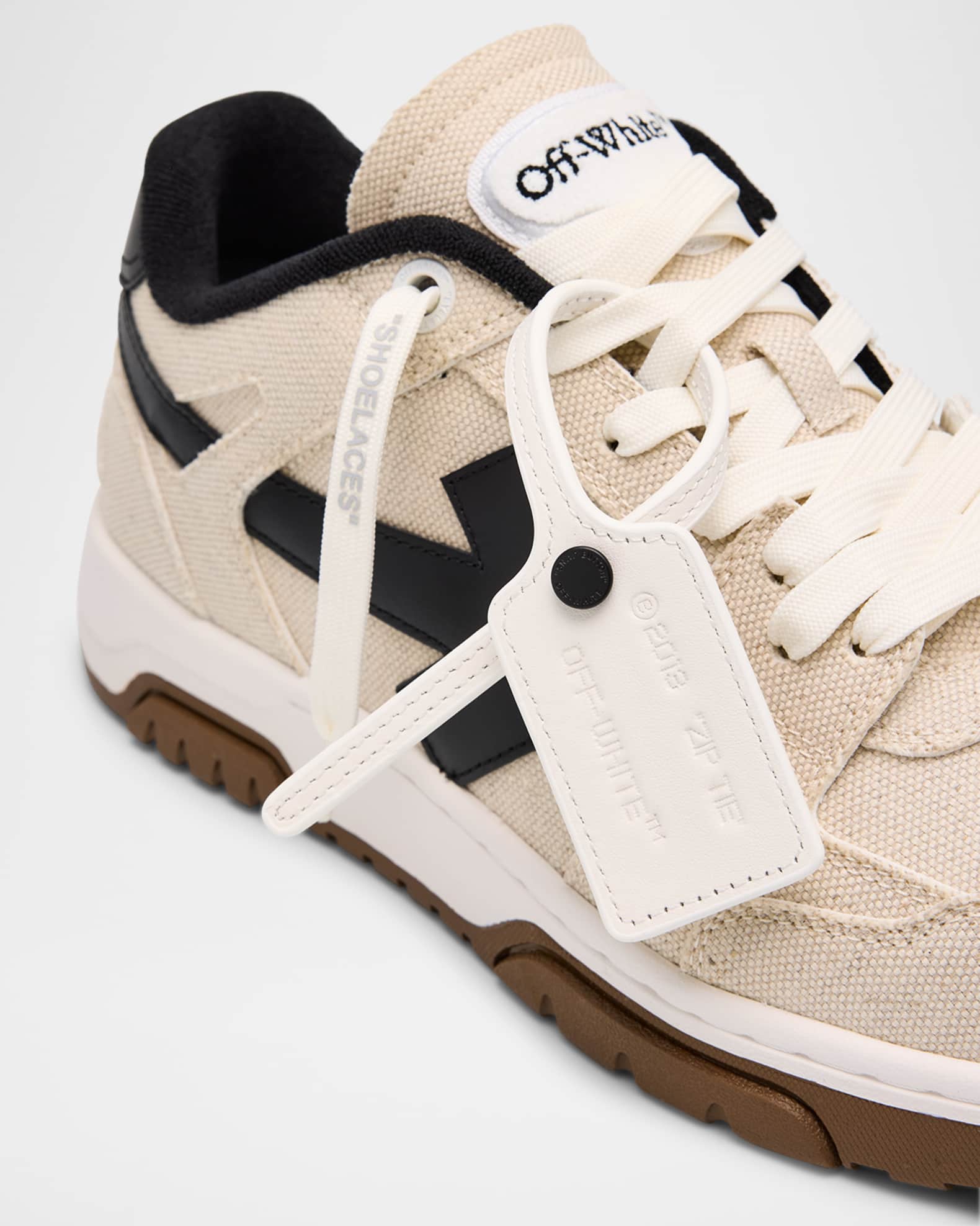 Off-White Men's Slim Out Of Office Canvas and Leather