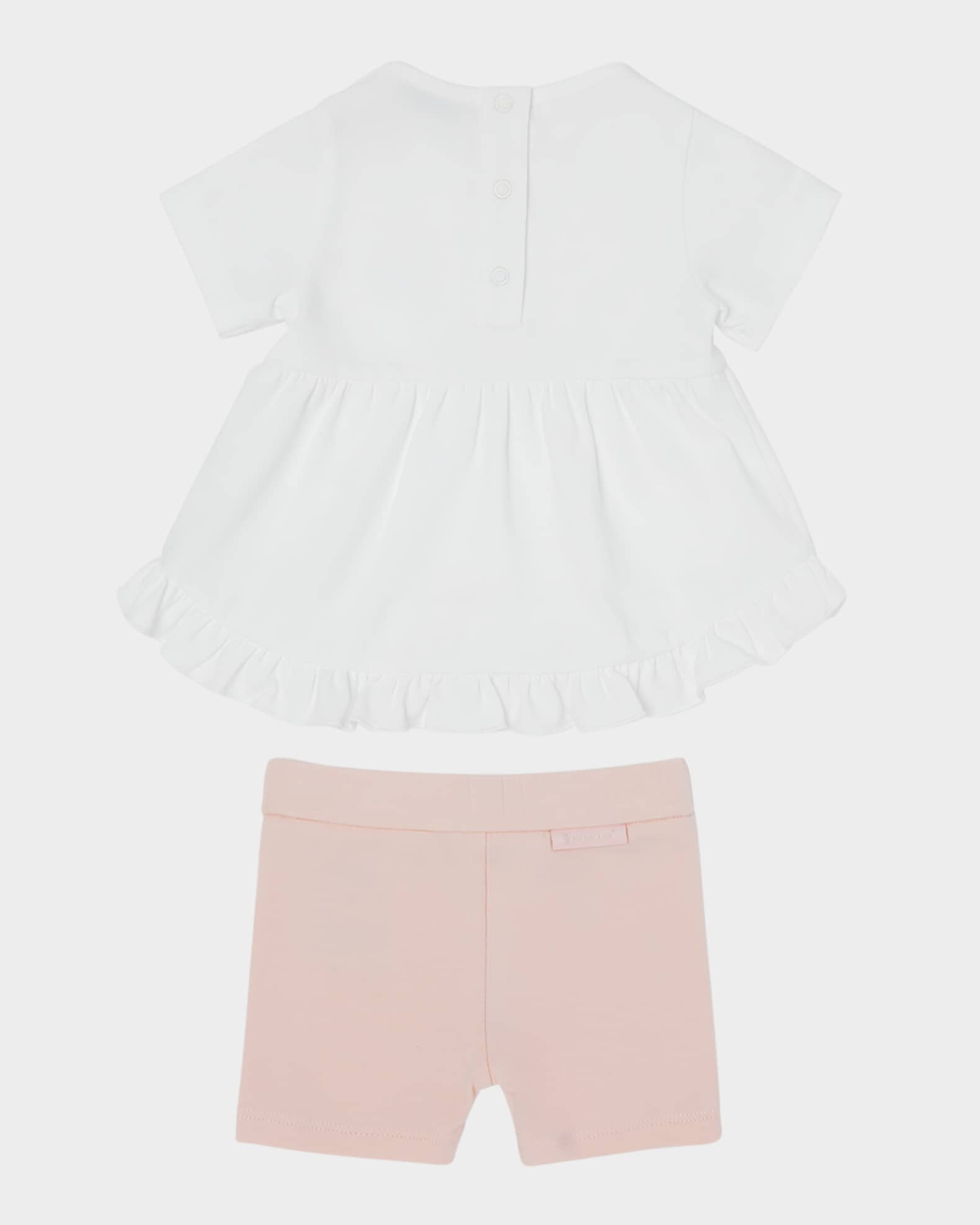 Girl's T-Shirt and Short Legging 2-Piece Set, Size 6M-3 1