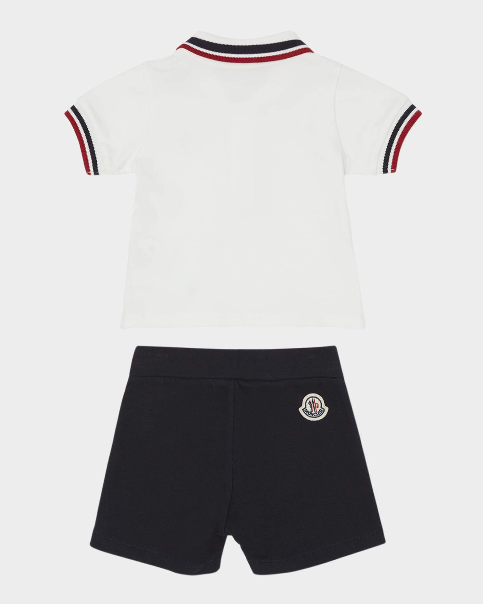 Boy's Short-Sleeve Polo Shirt and Shorts Set, Size 6M-3 1
