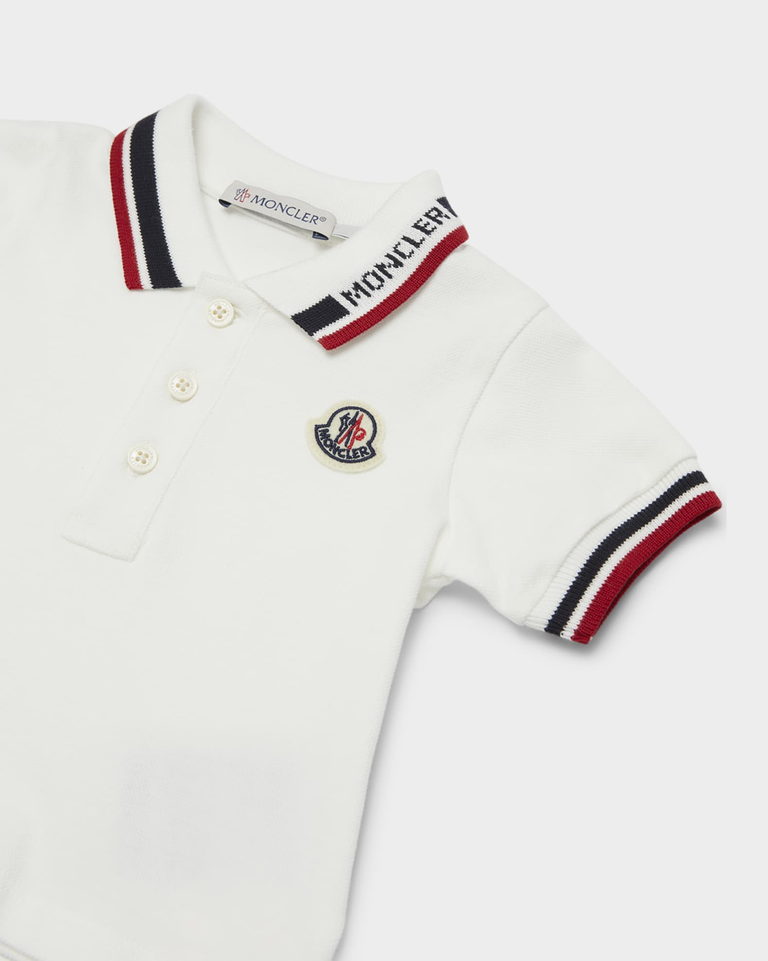 トップス MONCLER  POLO RalphLauren set  kids Moncler Boy's Short-Sleeve Polo Shirt and Shorts Set, Size