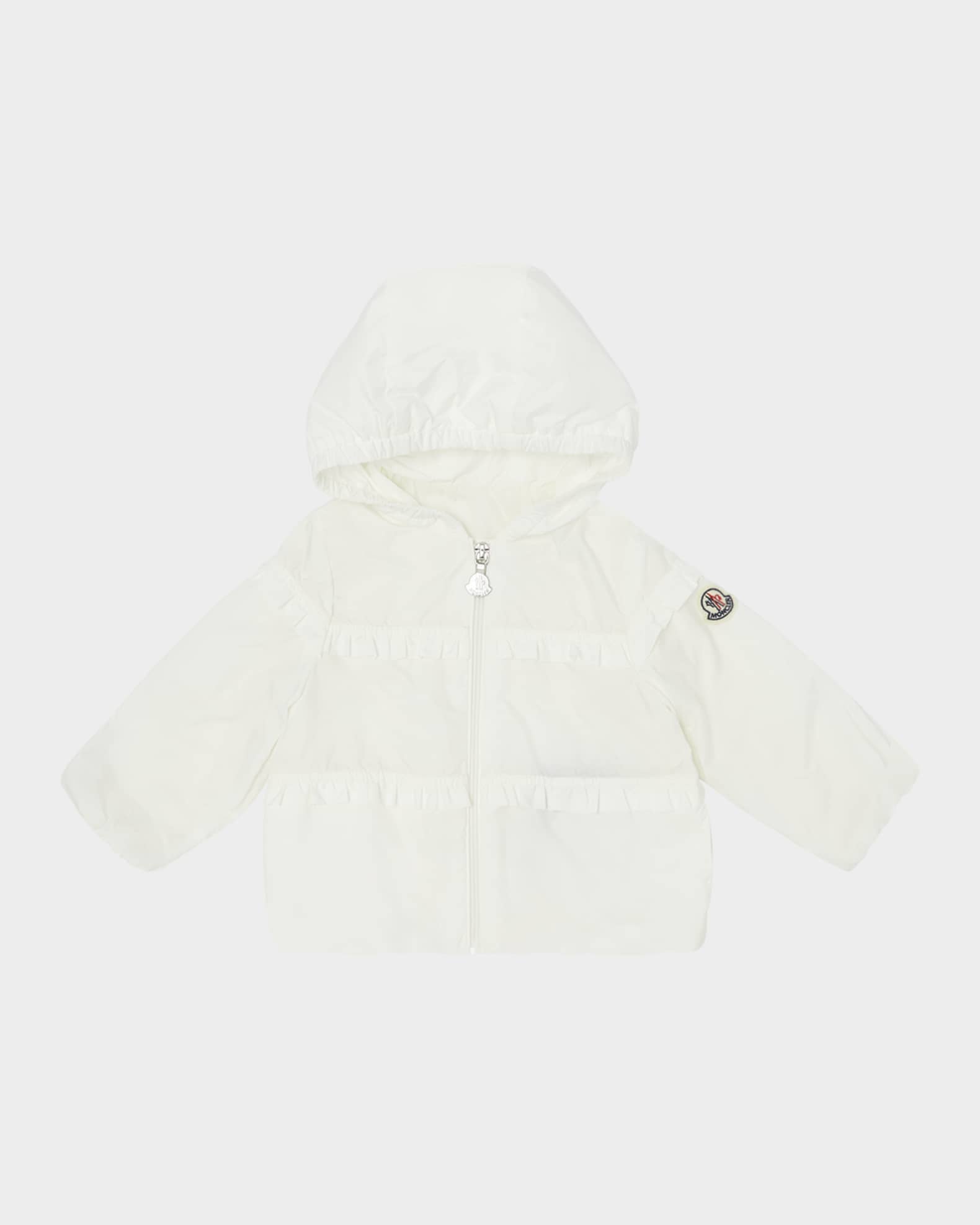 Girl's Hiti Ruffle Rain Jacket, Size 6M-3 0