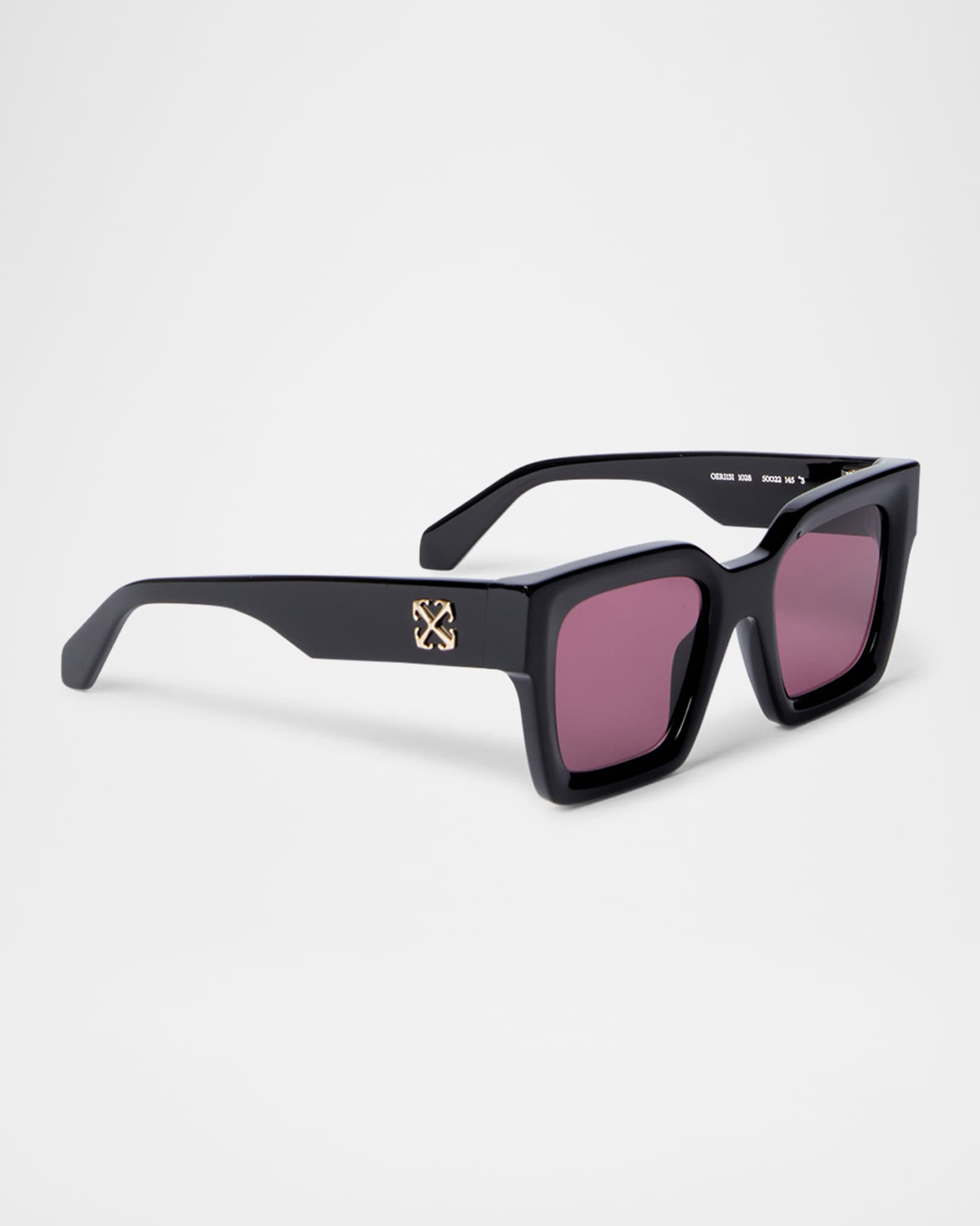Off-White Men's Jackson Acetate Square Sunglasses | Neiman Marcus