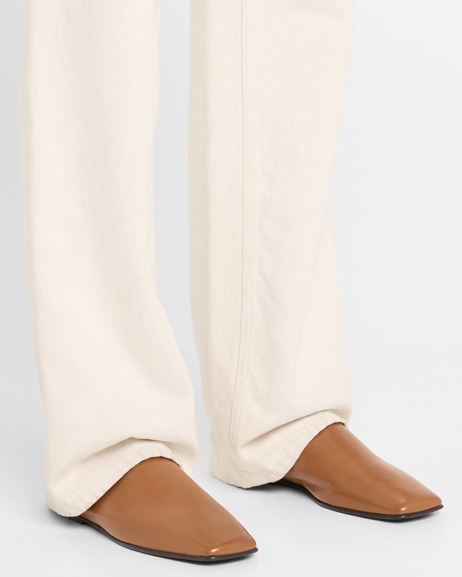 Alba Lambskin Flat Mules 1