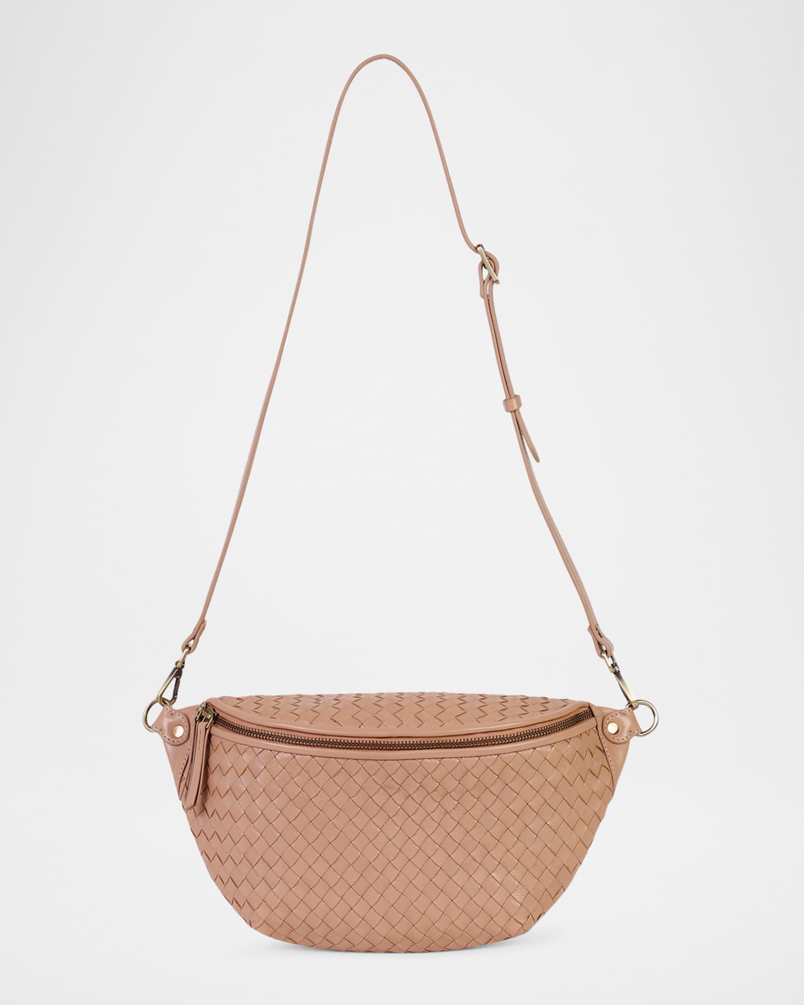 Alex Sling Woven Leather Shoulder Bag 0