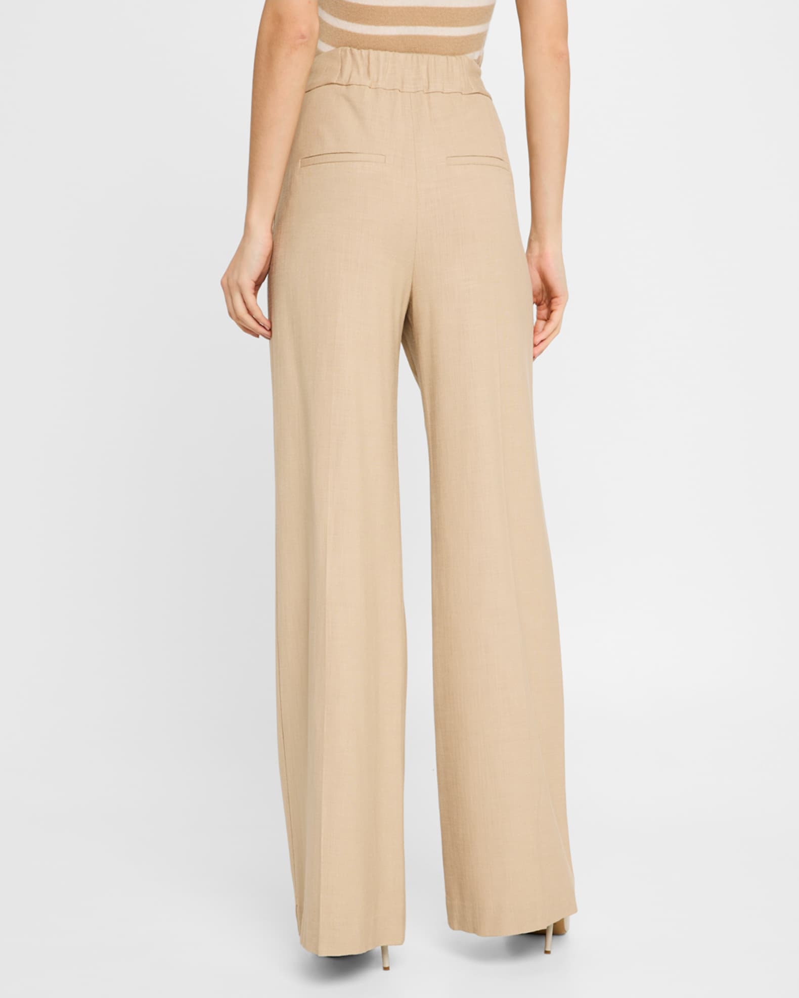 Veronica Beard Marbeau Wide-Leg Pants | Neiman Marcus