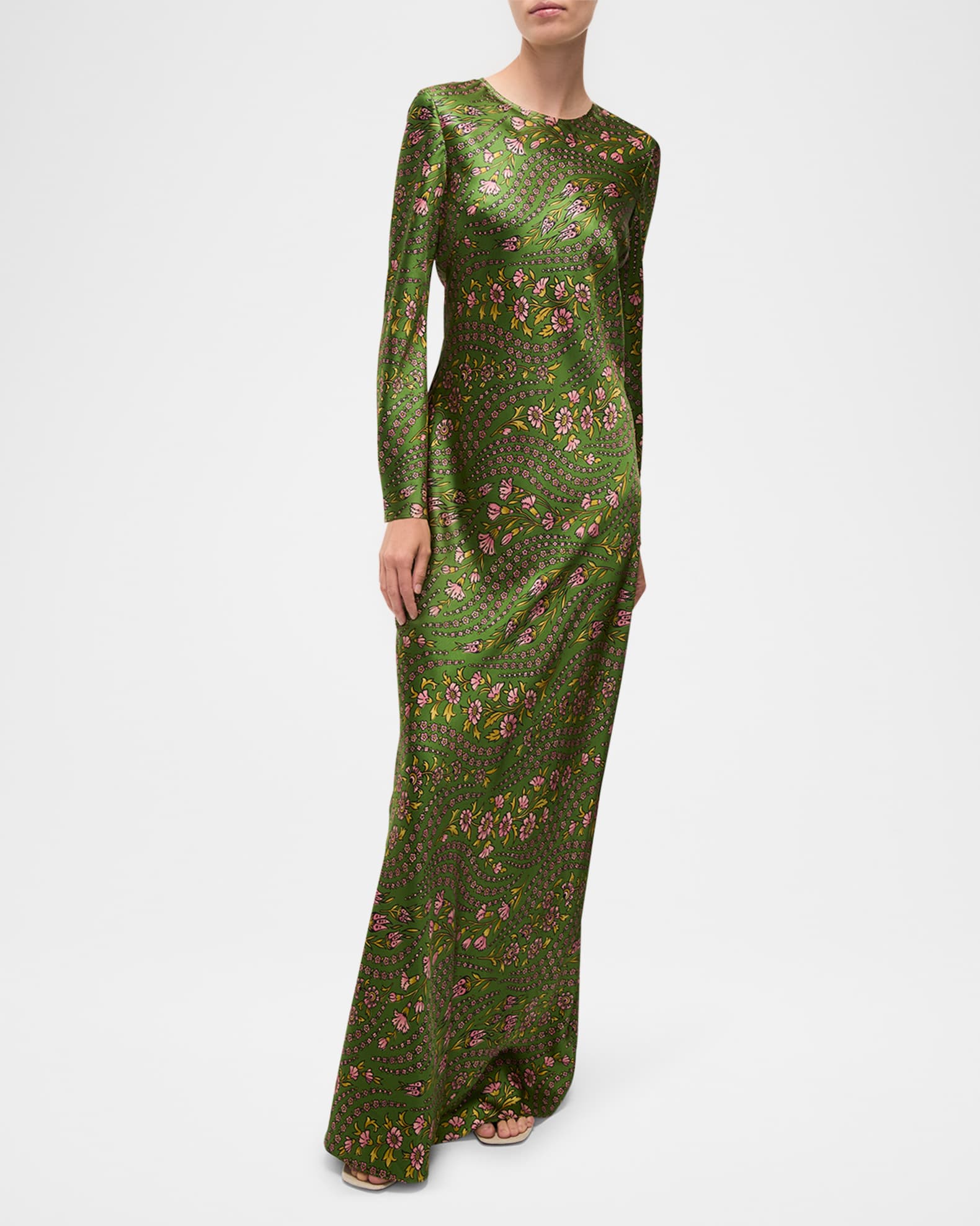 Gemma Floral Long-Sleeve Maxi Dress 1