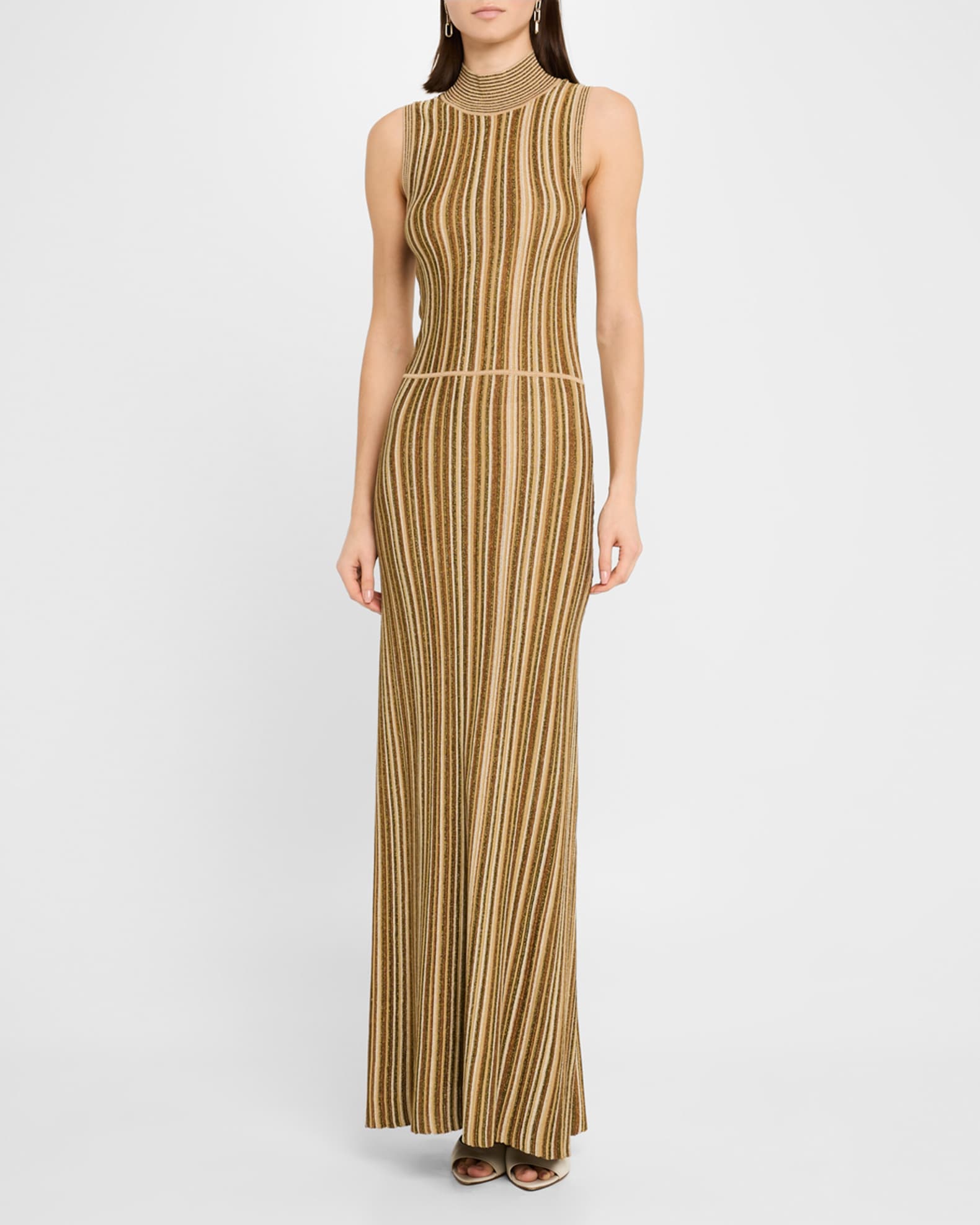 Anna Stripe Sleeveless Maxi Dress 1
