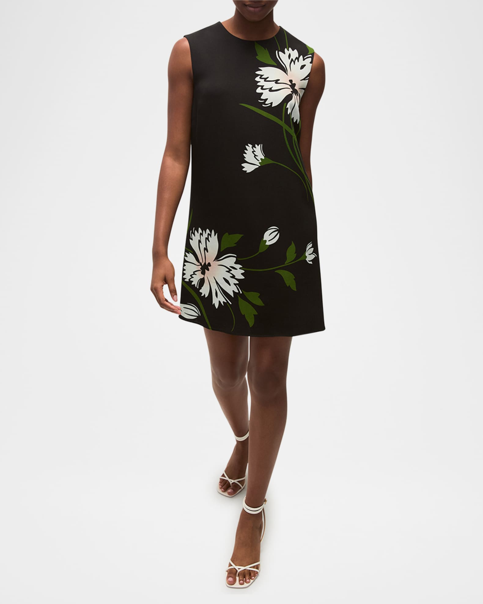 Cromwell Floral Sleeveless Shift Dress 1