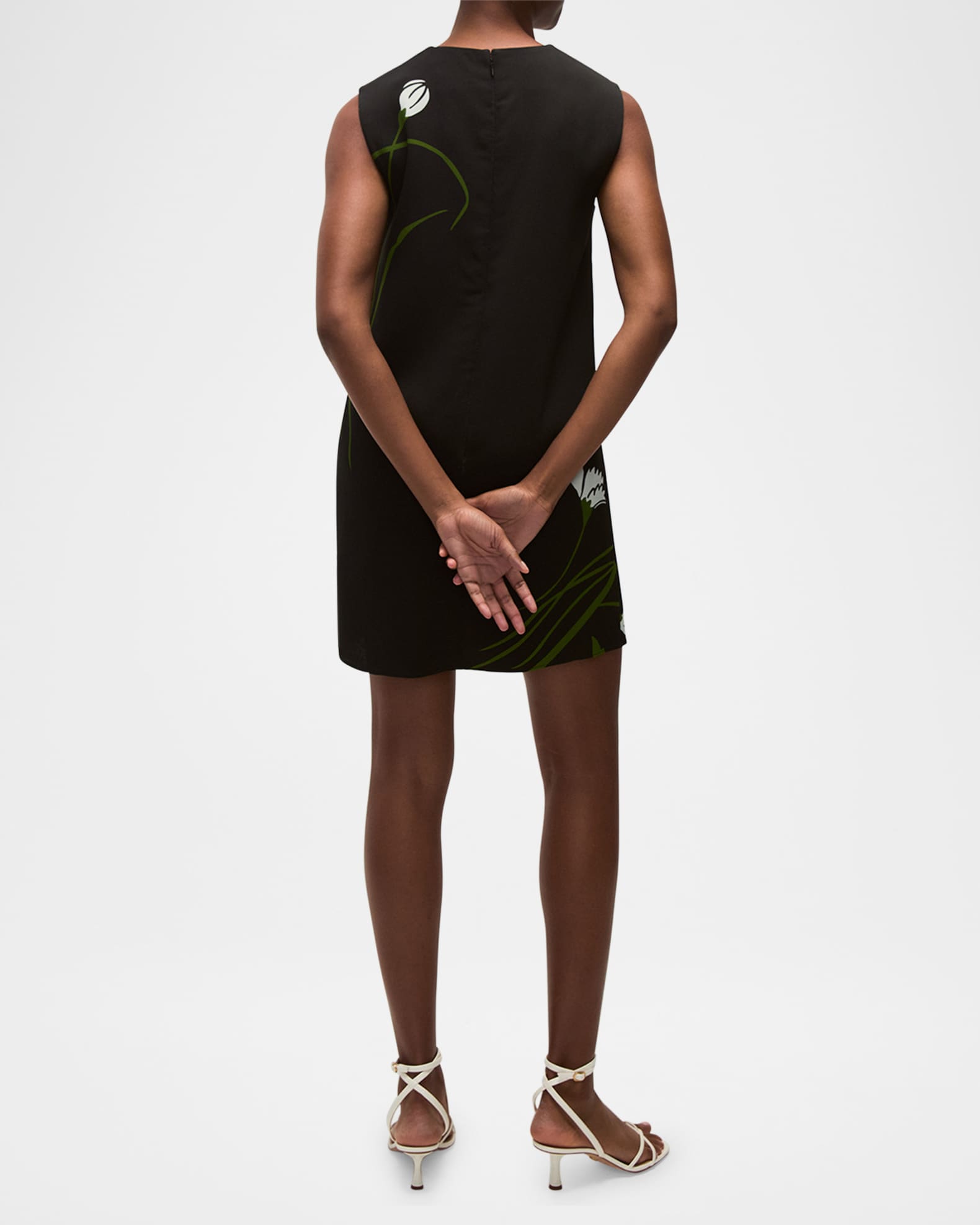 Veronica Beard Cromwell Floral Sleeveless Shift Dress Veronica Beard Cromwell Floral Sleeveless Shift Dress