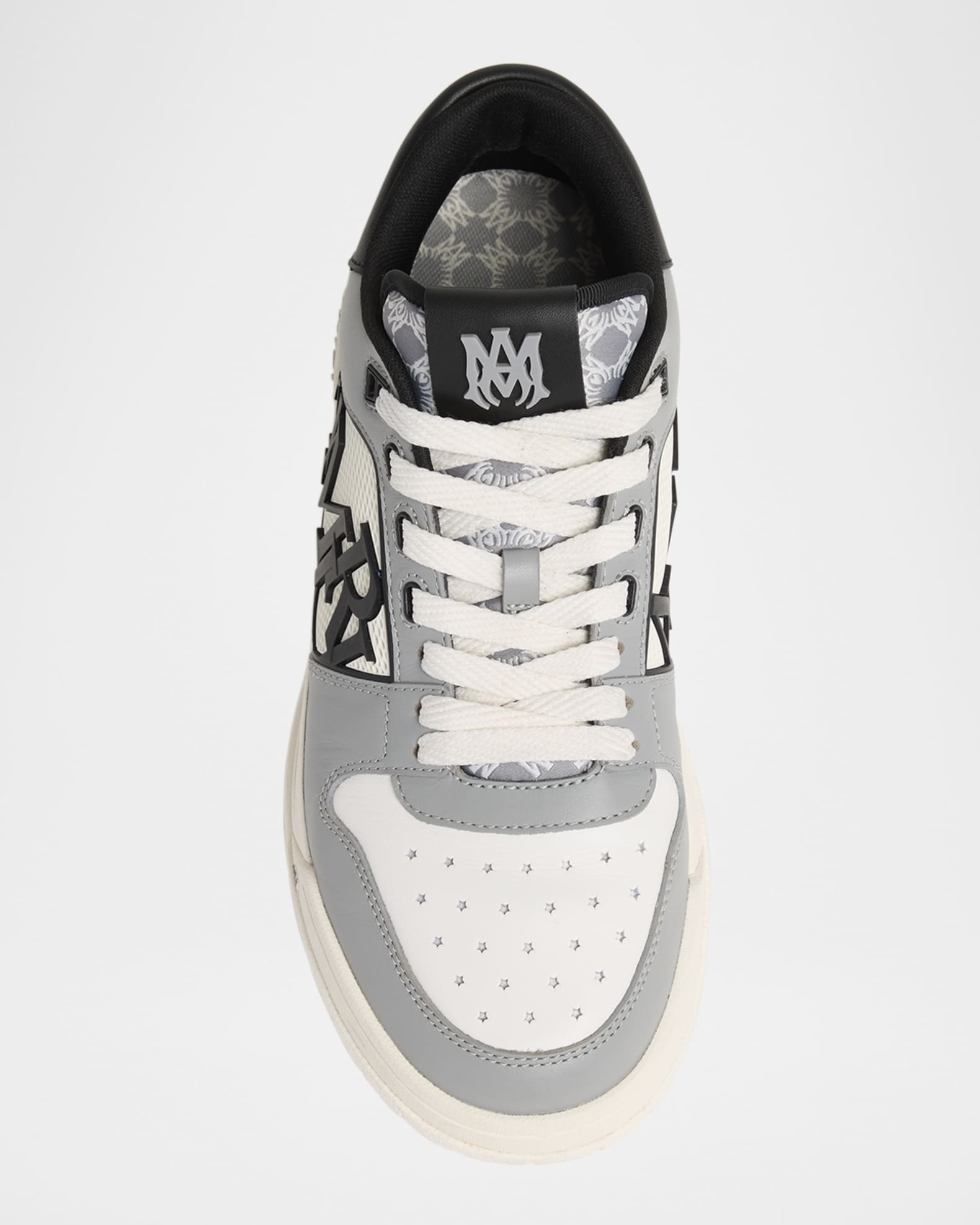 スニーカー AMIRI TWO-TONE LEATHER CLASSIC LOW SNEAKERS Amiri Two-tone Leather Classic Low Sneakers In White | ModeSens