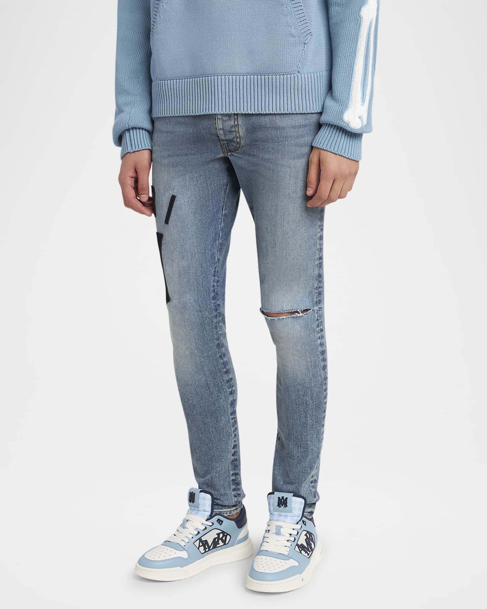 Men's Classic Low Leather Sneakers | Neiman Marcus