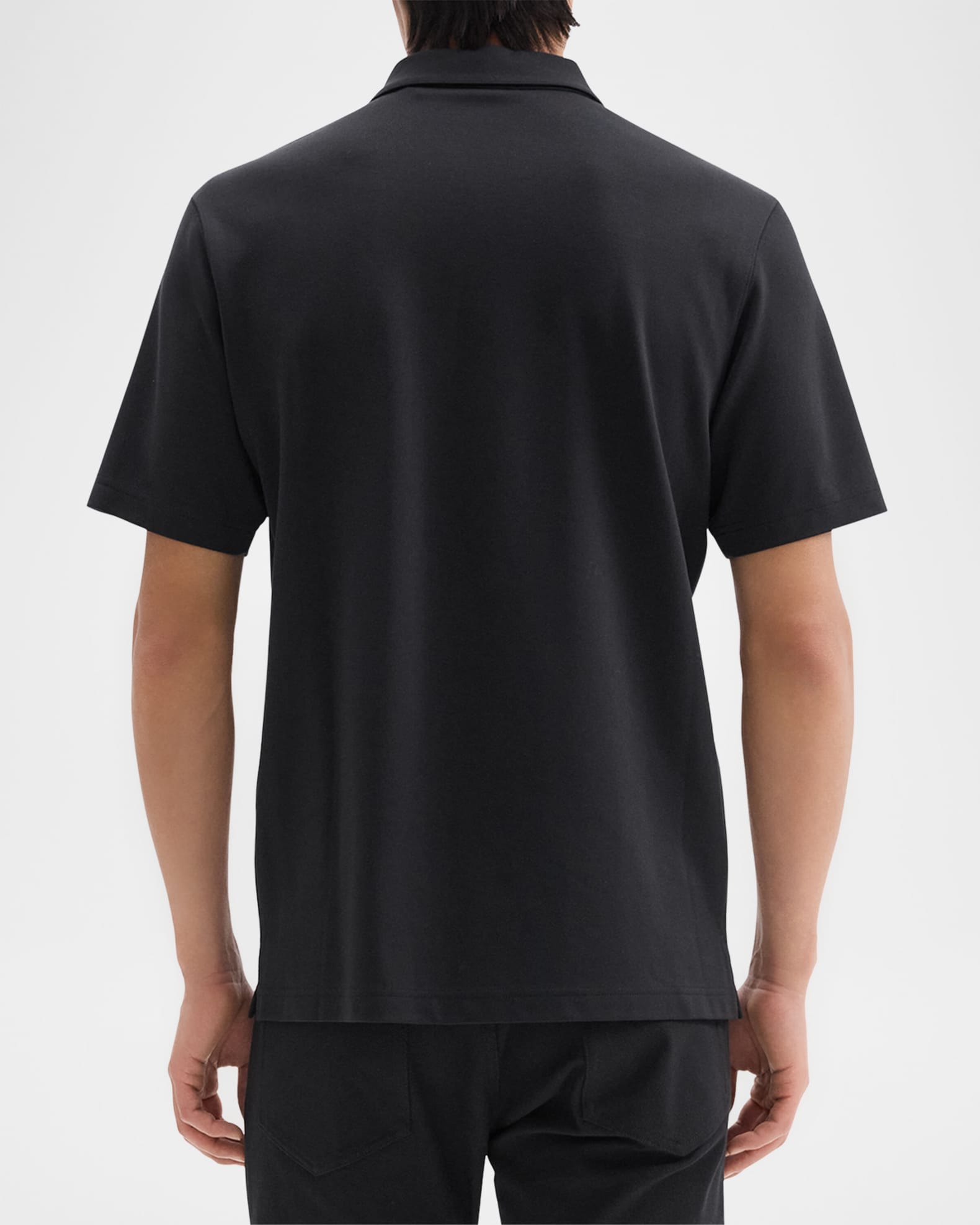 Theory Men's Ryder Quarter-Zip Jersey Polo Shirt | Neiman Marcus