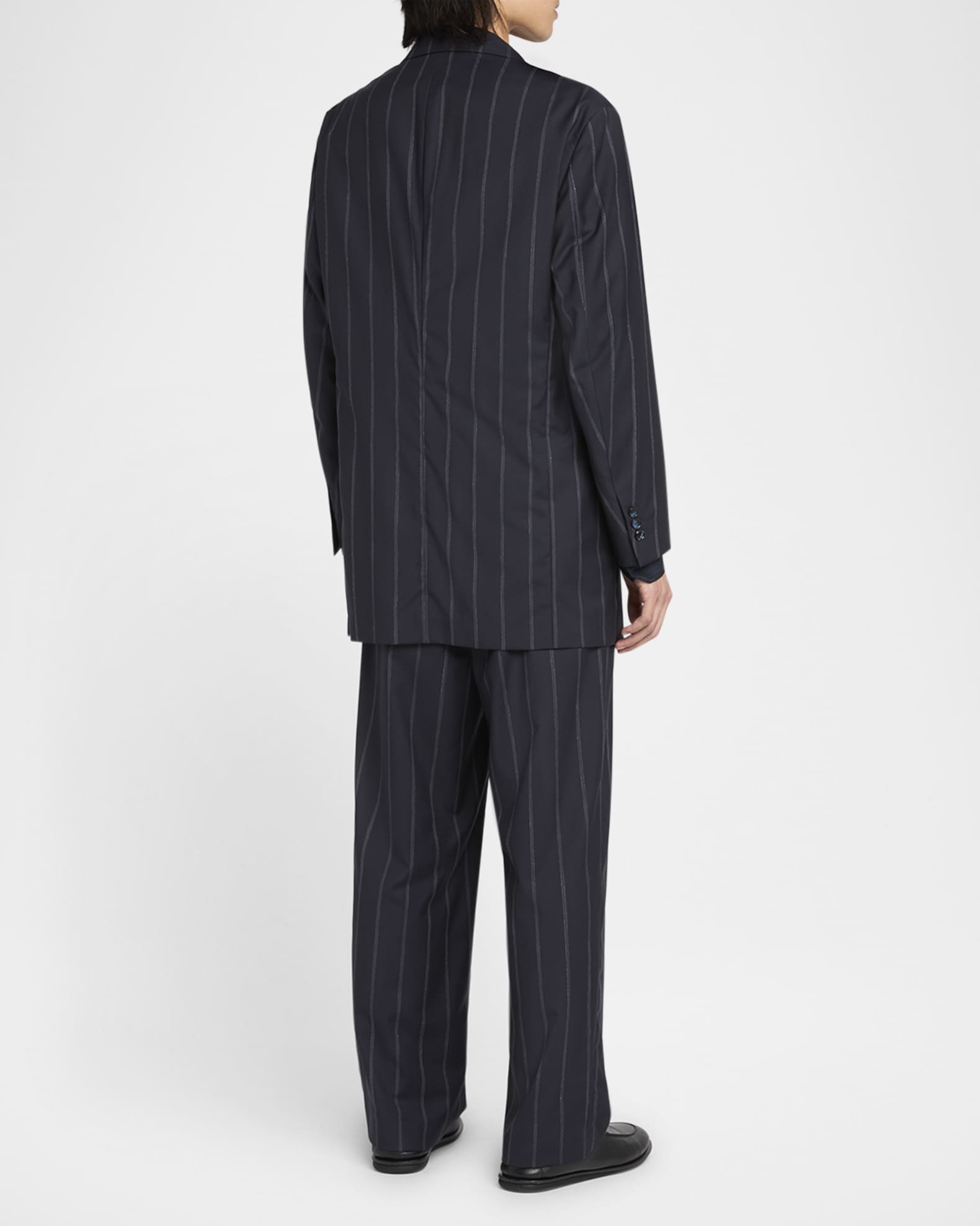 Giorgio Armani Men's Heritage Pinstripe Oversized Suit