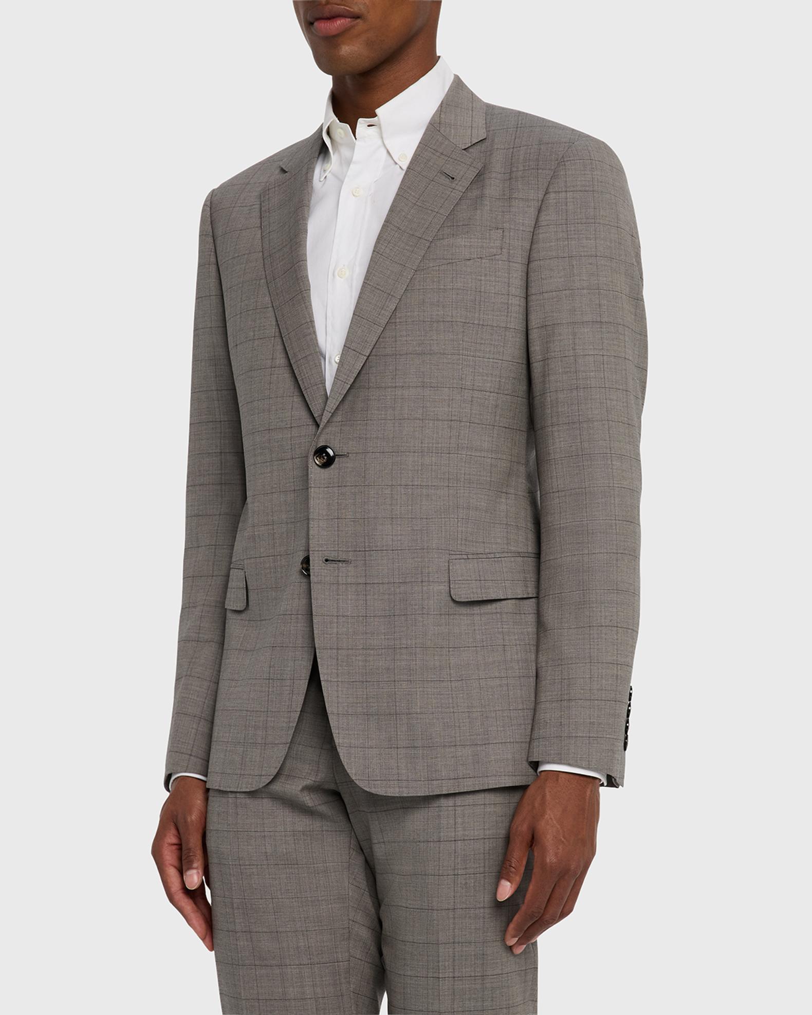 Giorgio Armani Men's Windowpane Suit | Neiman Marcus