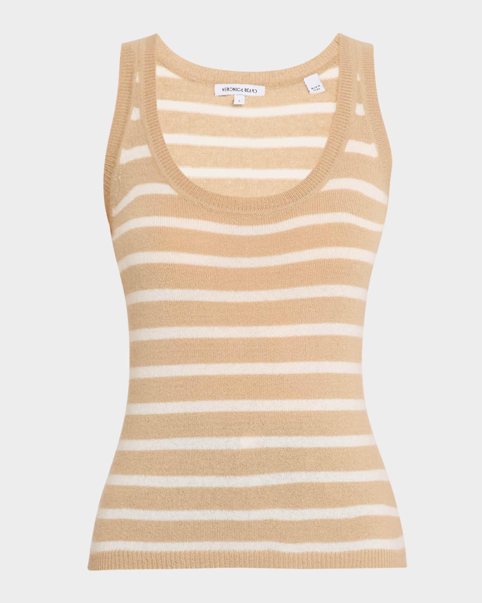 Birke Stripe Cashmere Tank Top 0