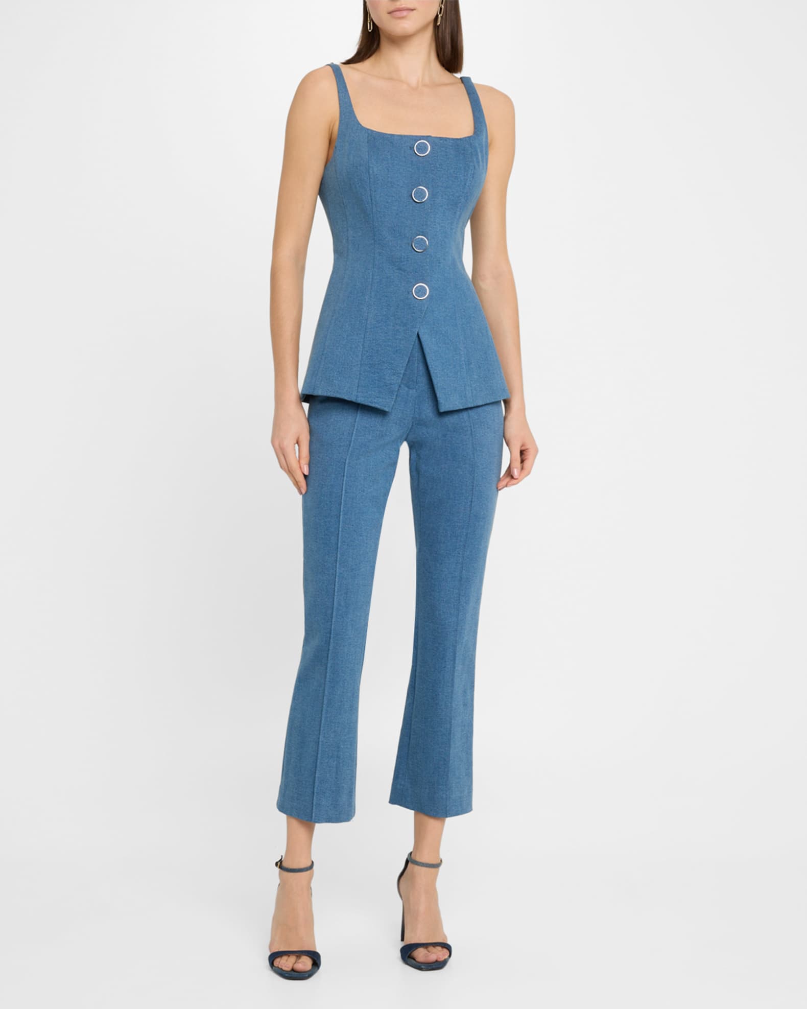 Kimra Cropped Denim Pants 1