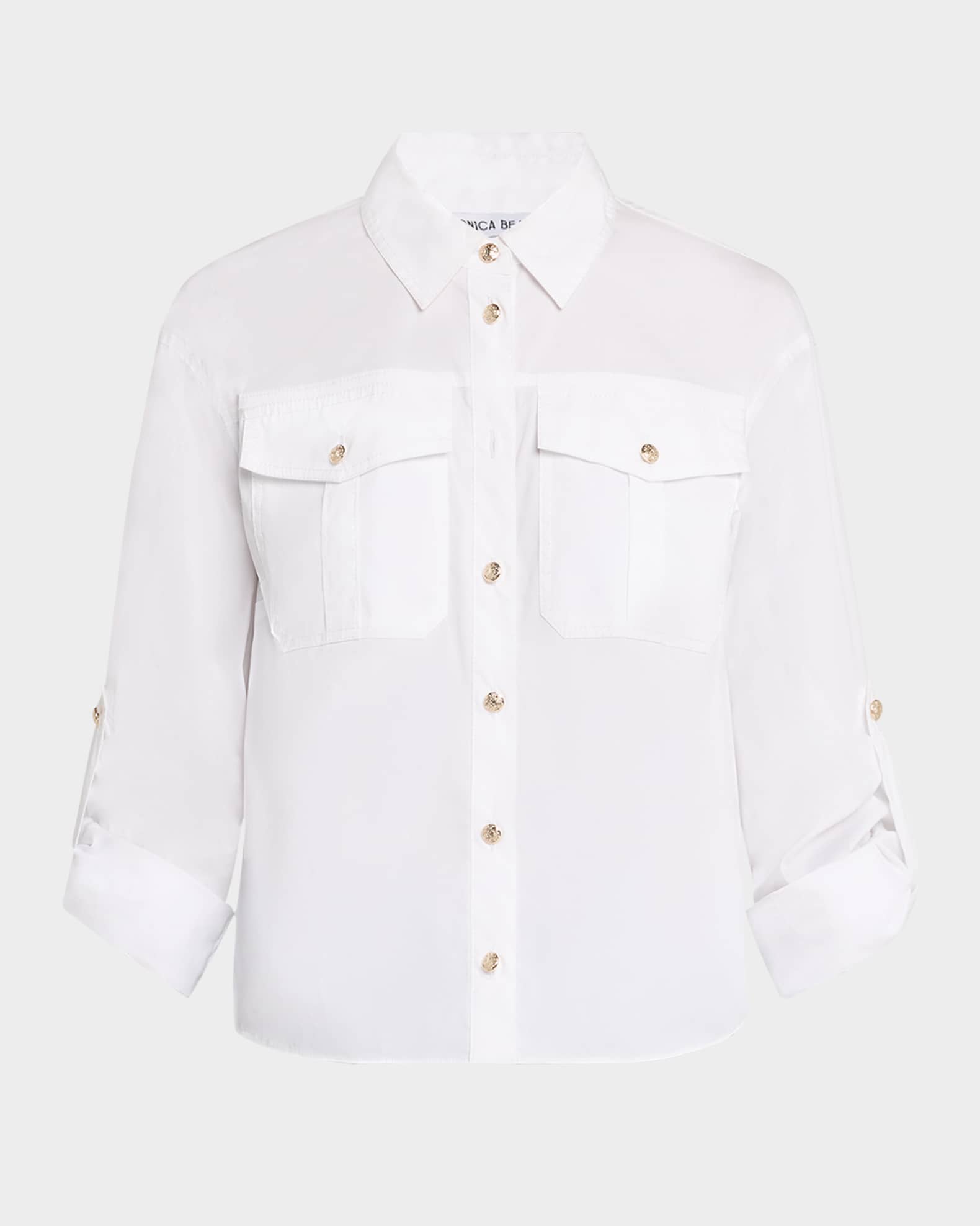 Catriona Button-Front Shirt 0