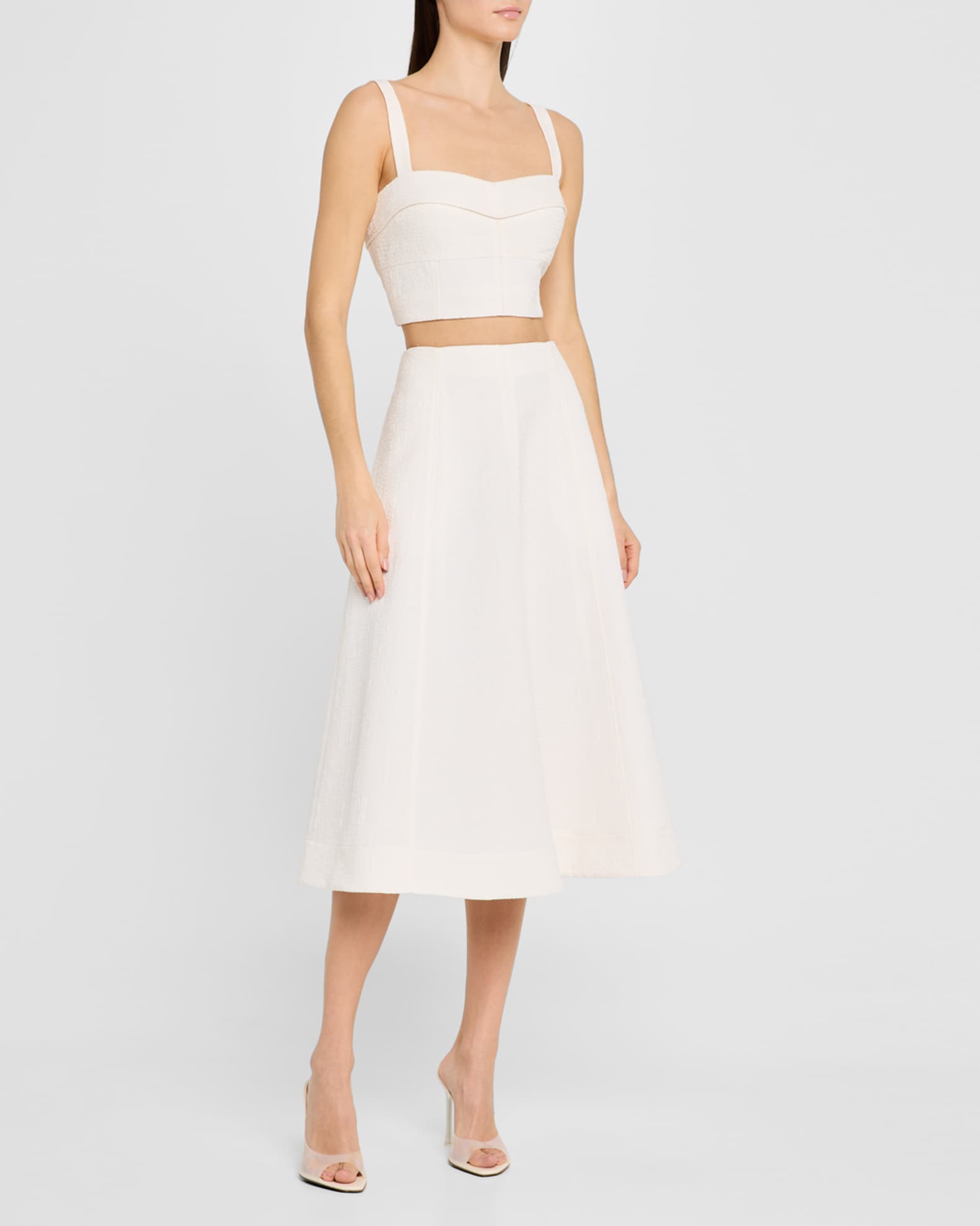 Fellini Textured A-Line Skirt 1