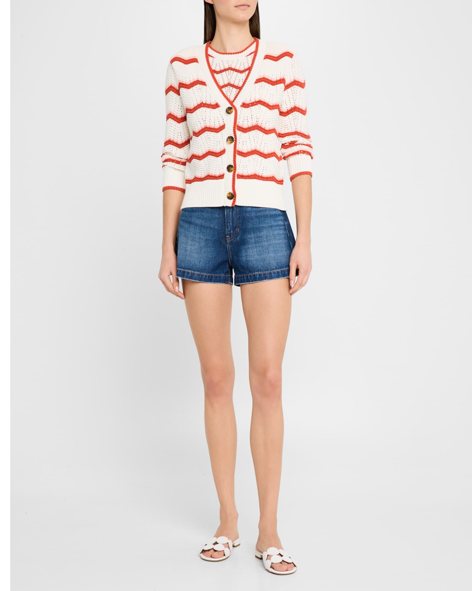 Ansonia Knit Chevron Cardigan 1