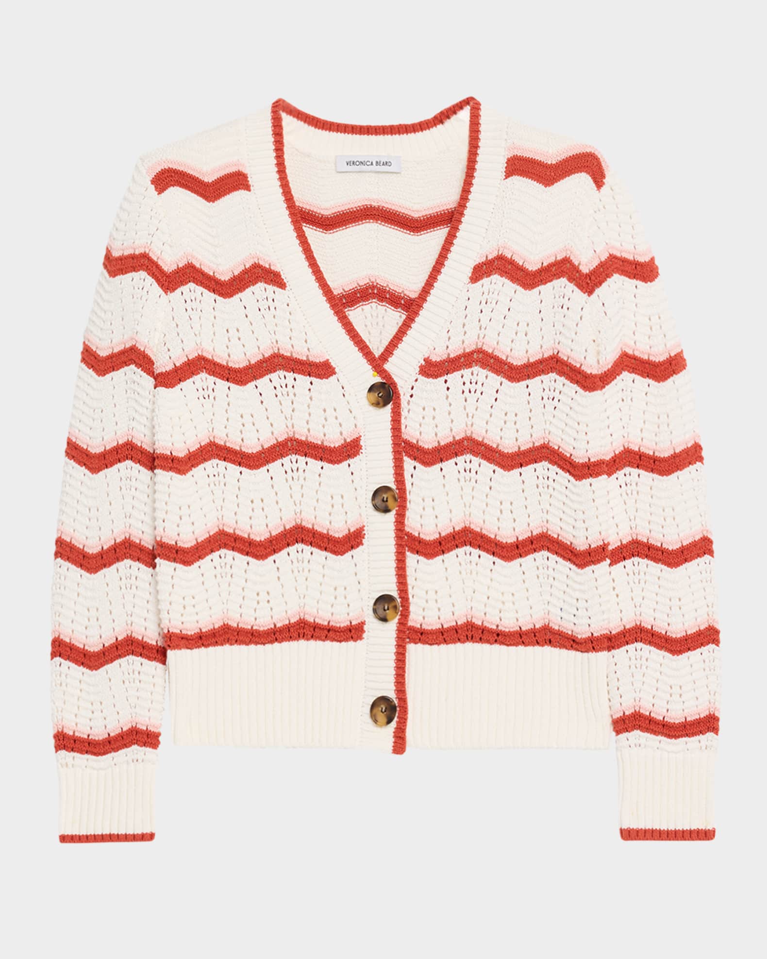 Ansonia Knit Chevron Cardigan 0