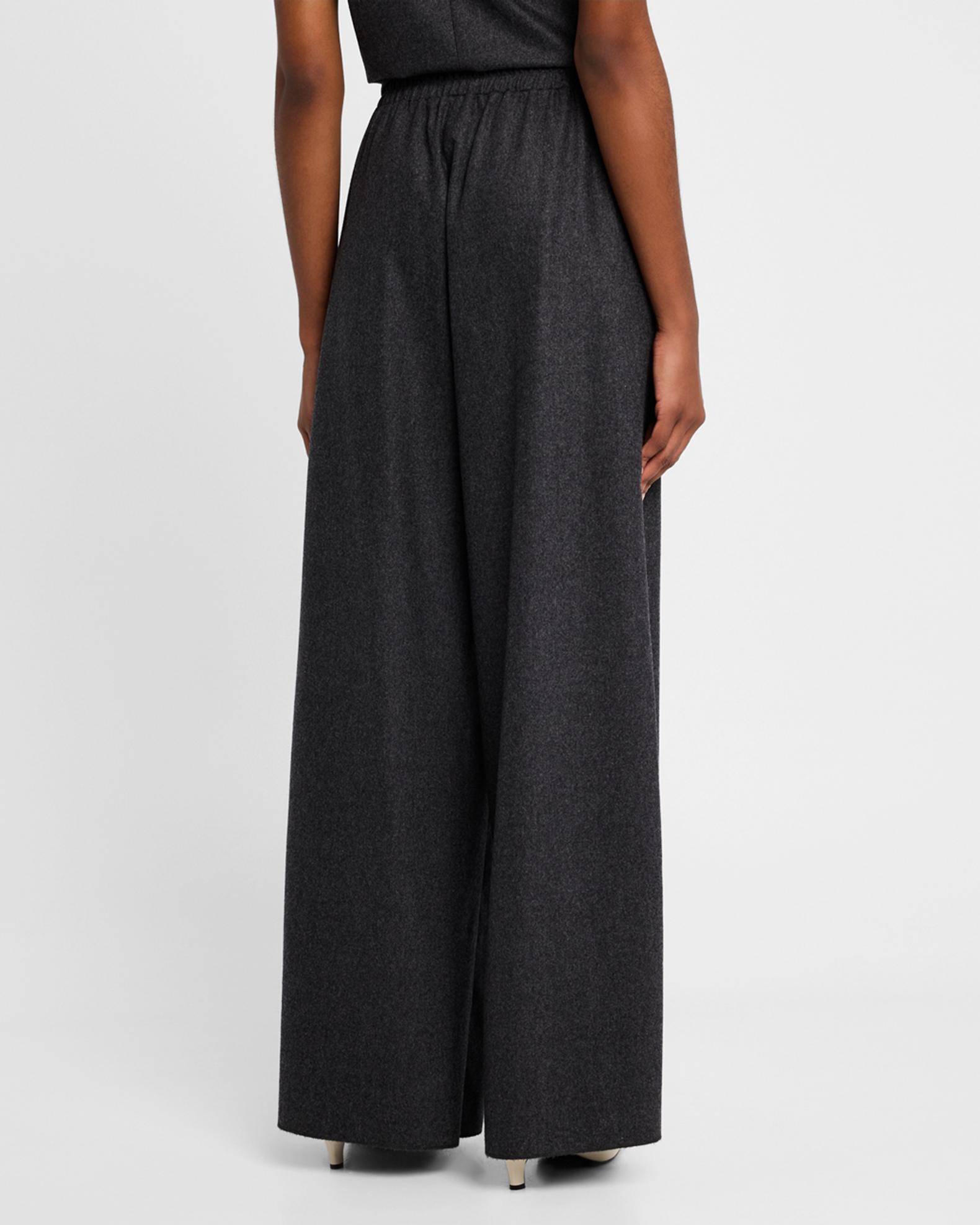 TWP Eva Wool Flannel Wide-Leg Pants | Neiman Marcus