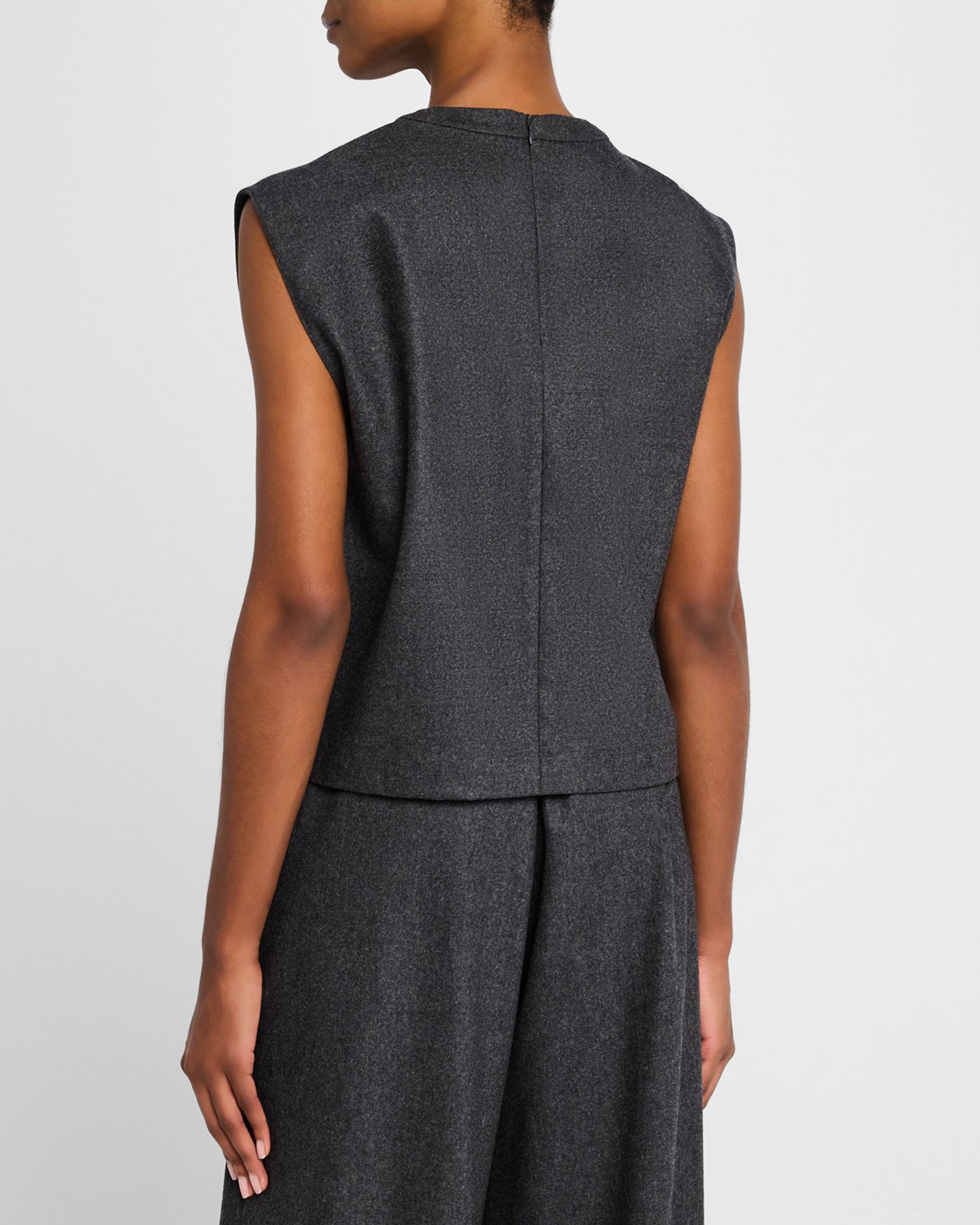 TWP Wool Flannel Muscle Tee | Neiman Marcus