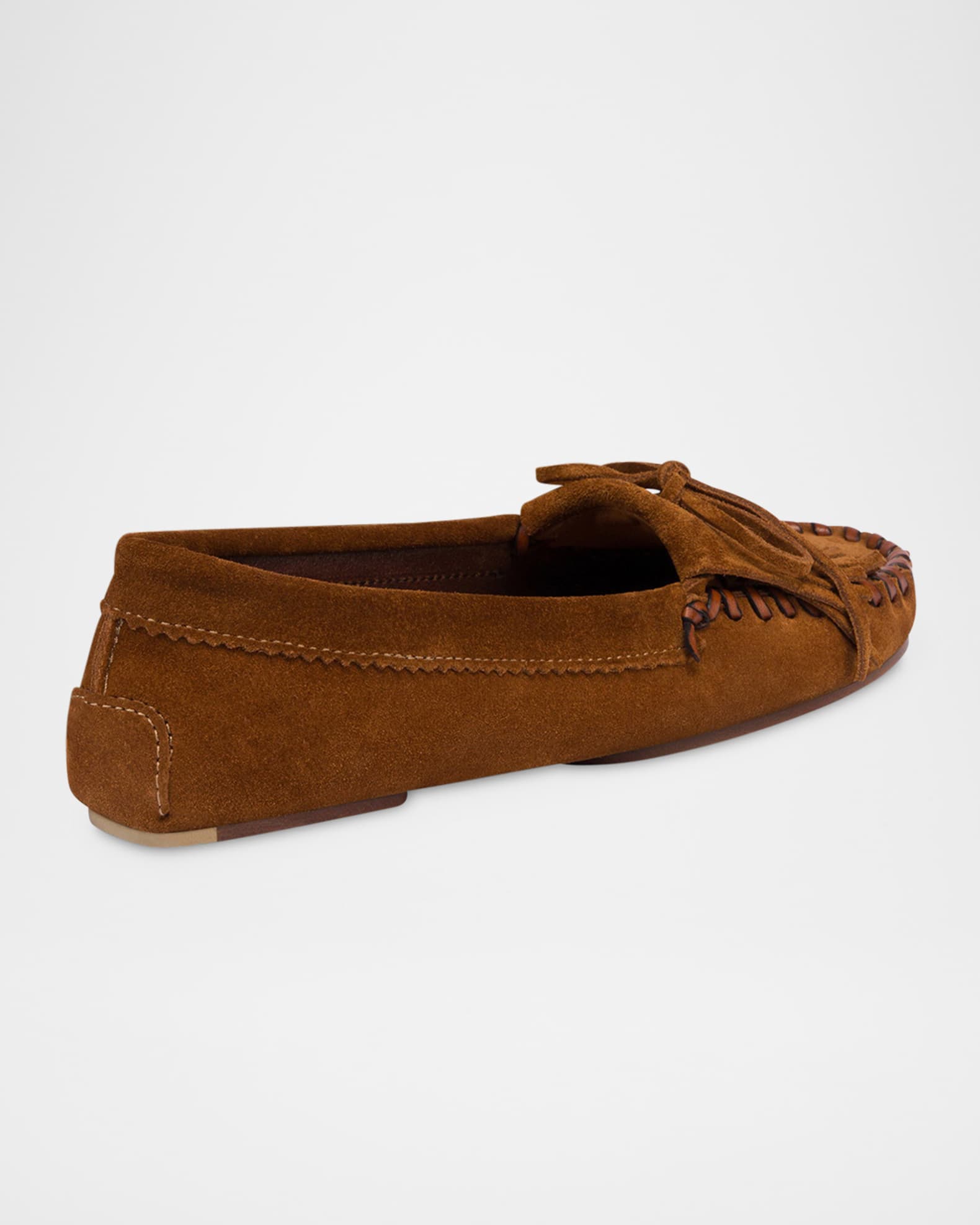 Paris Texas Indiana Suede Fringe Mocassin Loafers | Neiman
