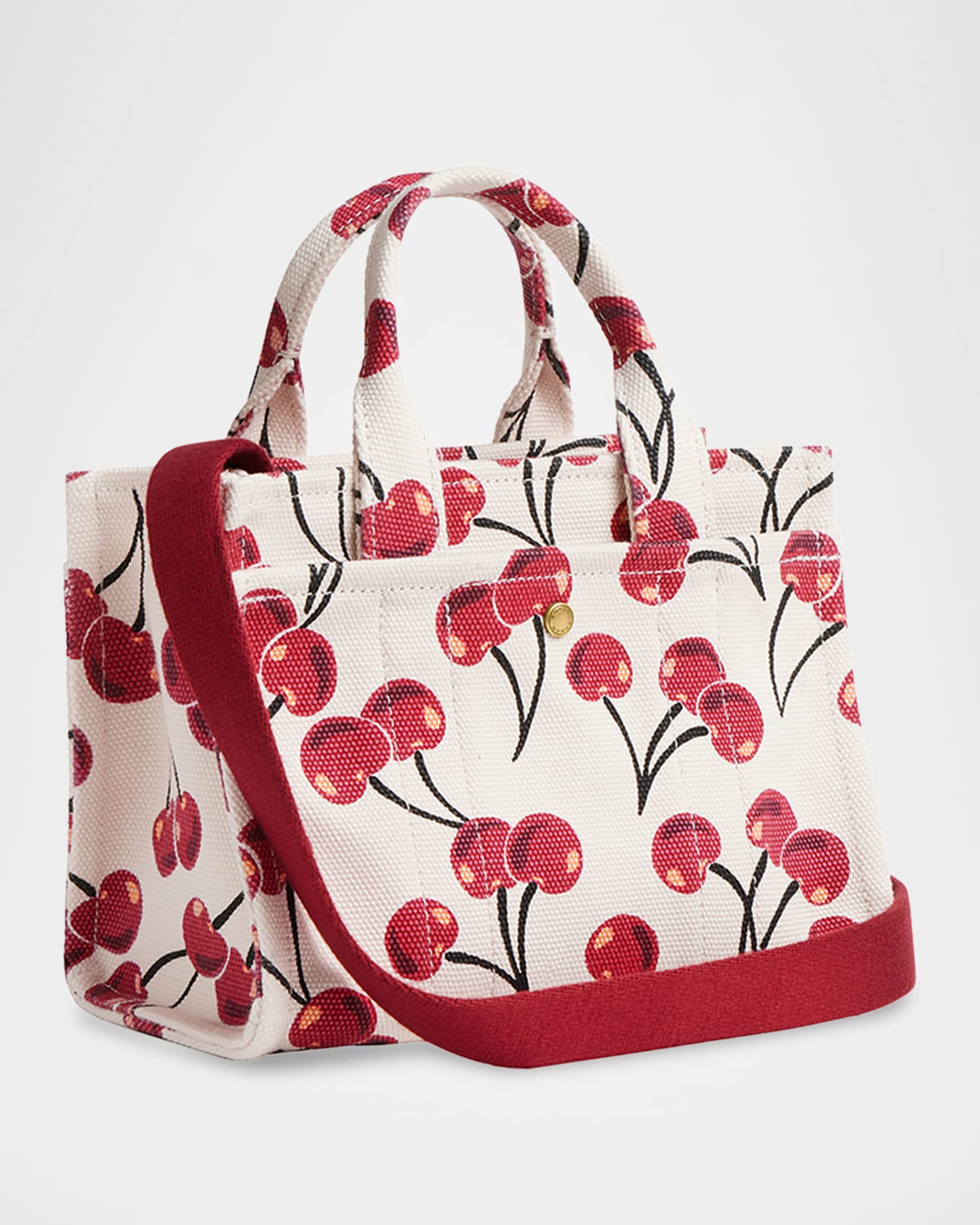 Coach Cargo 20 Cherry Printed Canvas Tote Bag Neiman Marcus