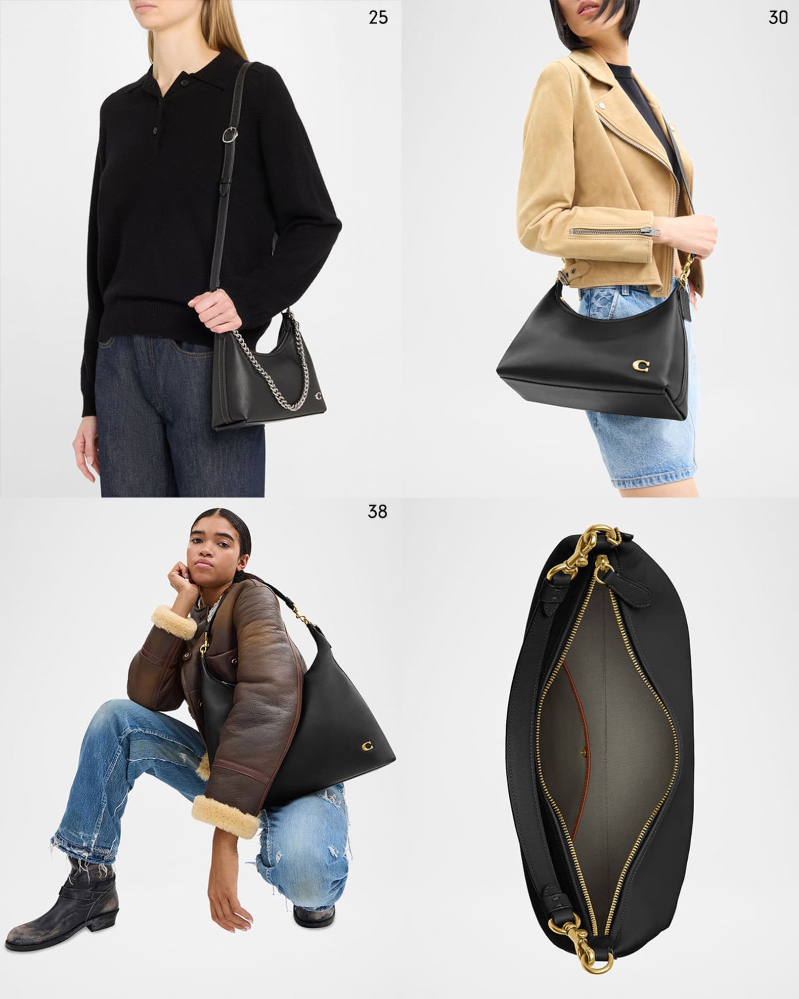 Juliet 38 Glovetanned Leather Shoulder Bag 1