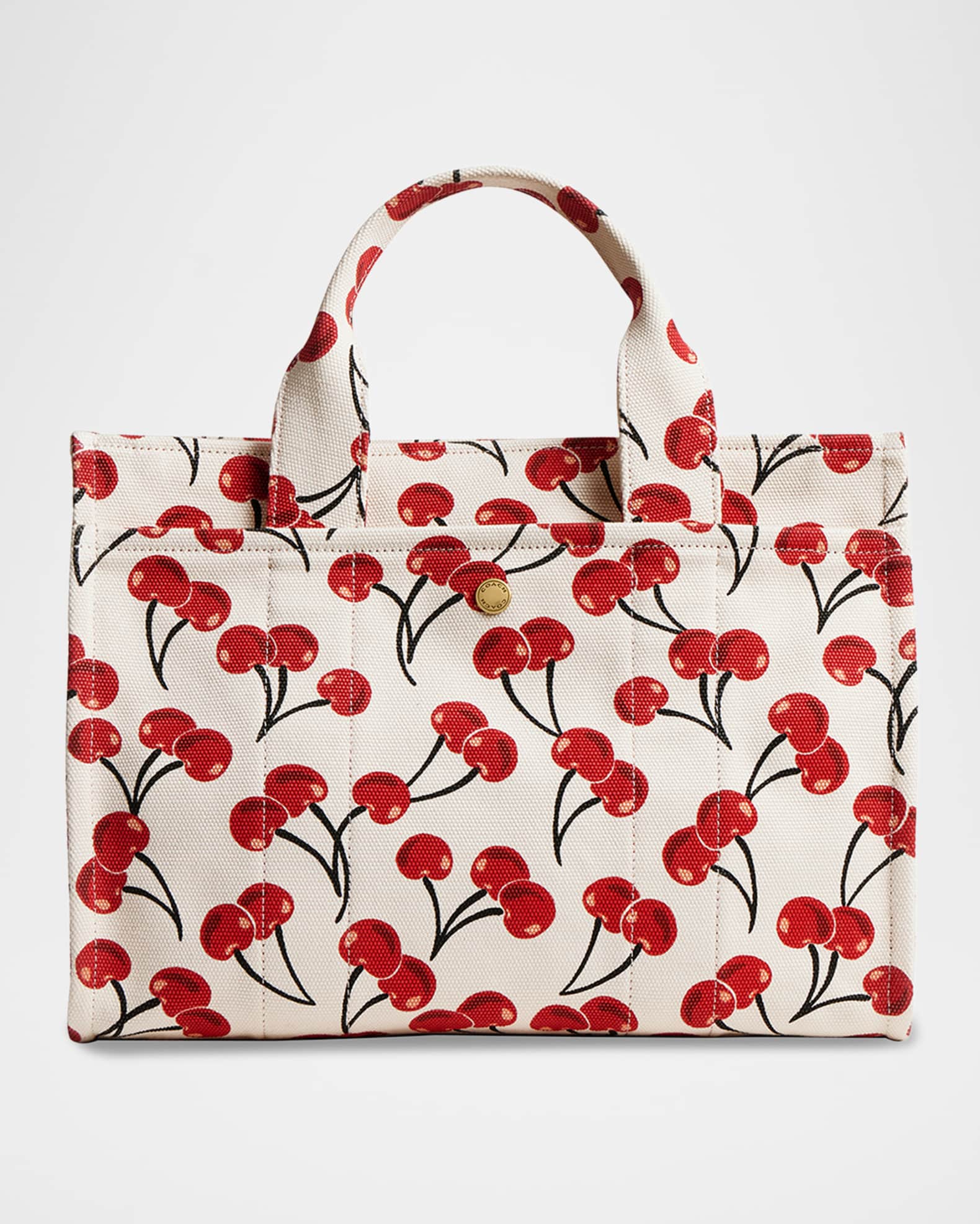 Cargo Cherry-Print Canvas Tote Bag 1
