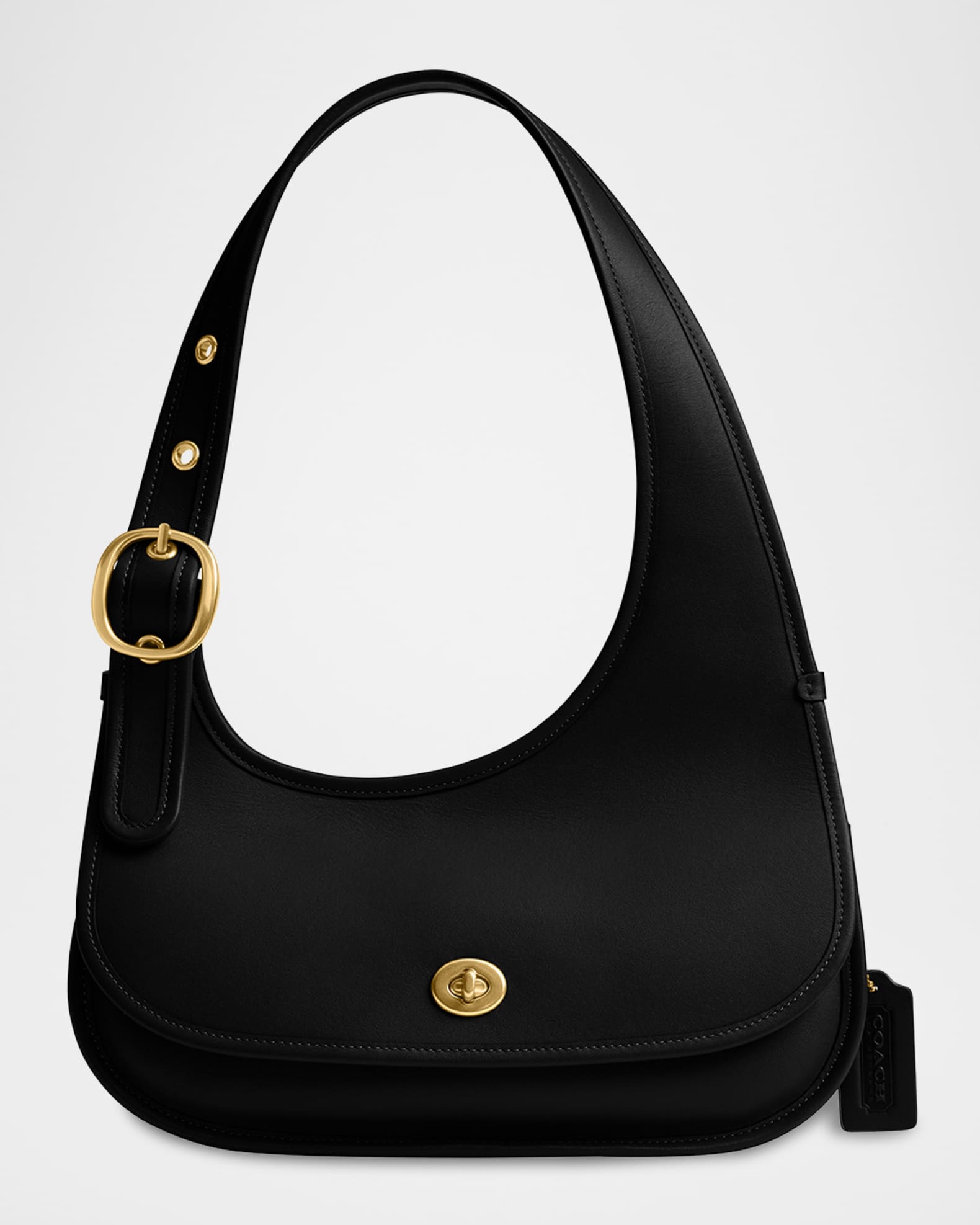 The Coach Originals Leather Crescent Shoulder Bag