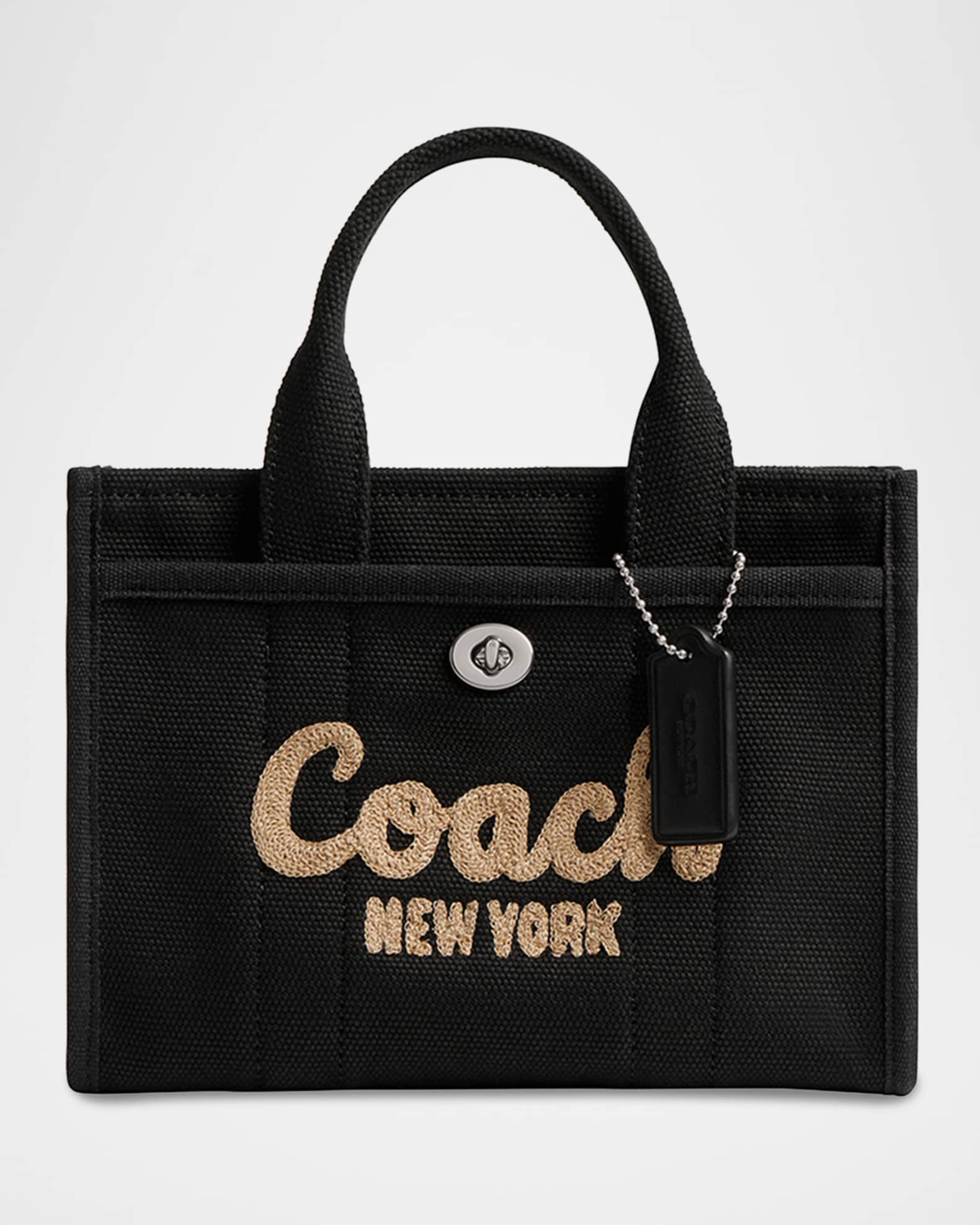 Coach canvas tote bag best sale