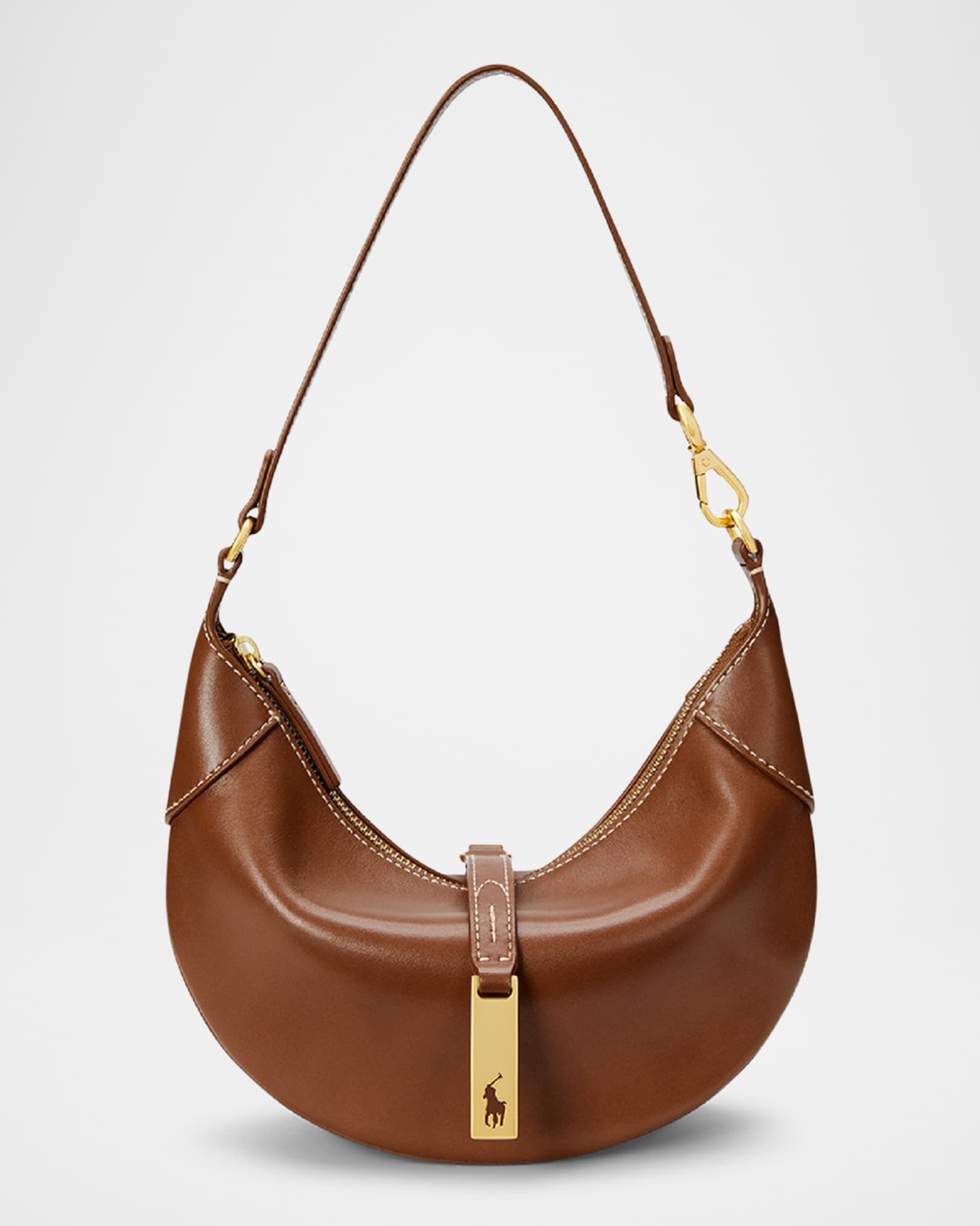 Polo Ralph Lauren Polo ID Small Leather Shoulder Bag Polo Ralph Lauren Polo ID Small Leather Shoulder Bag