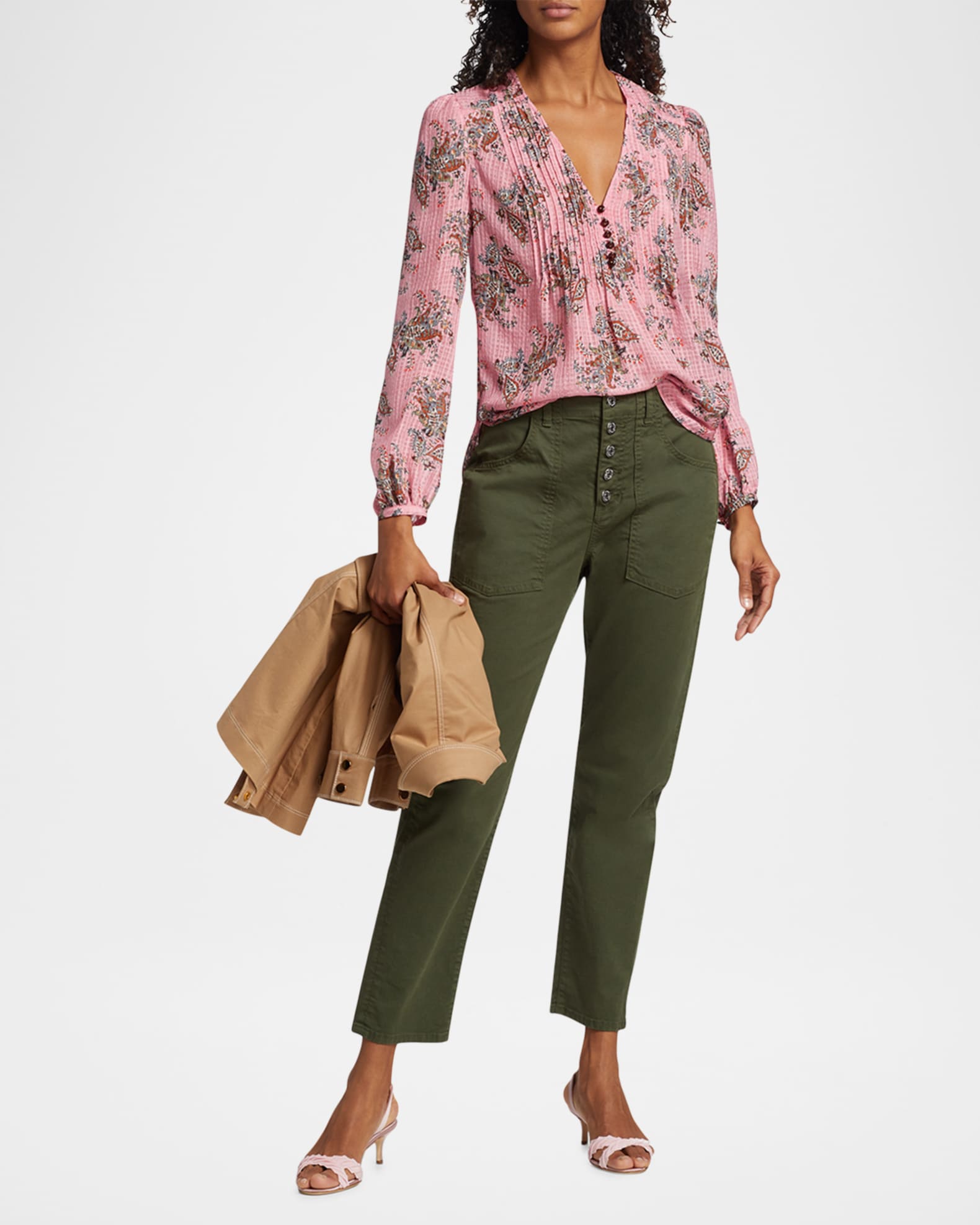 Arya Cotton Twill Cargo Pants 1