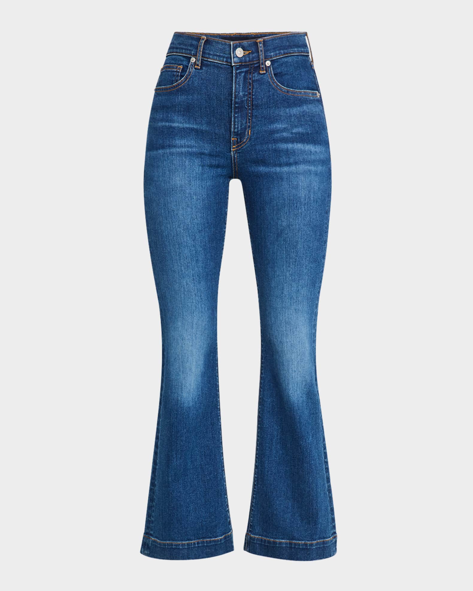 Carson Off-Duty Kick-Flare Jeans 0