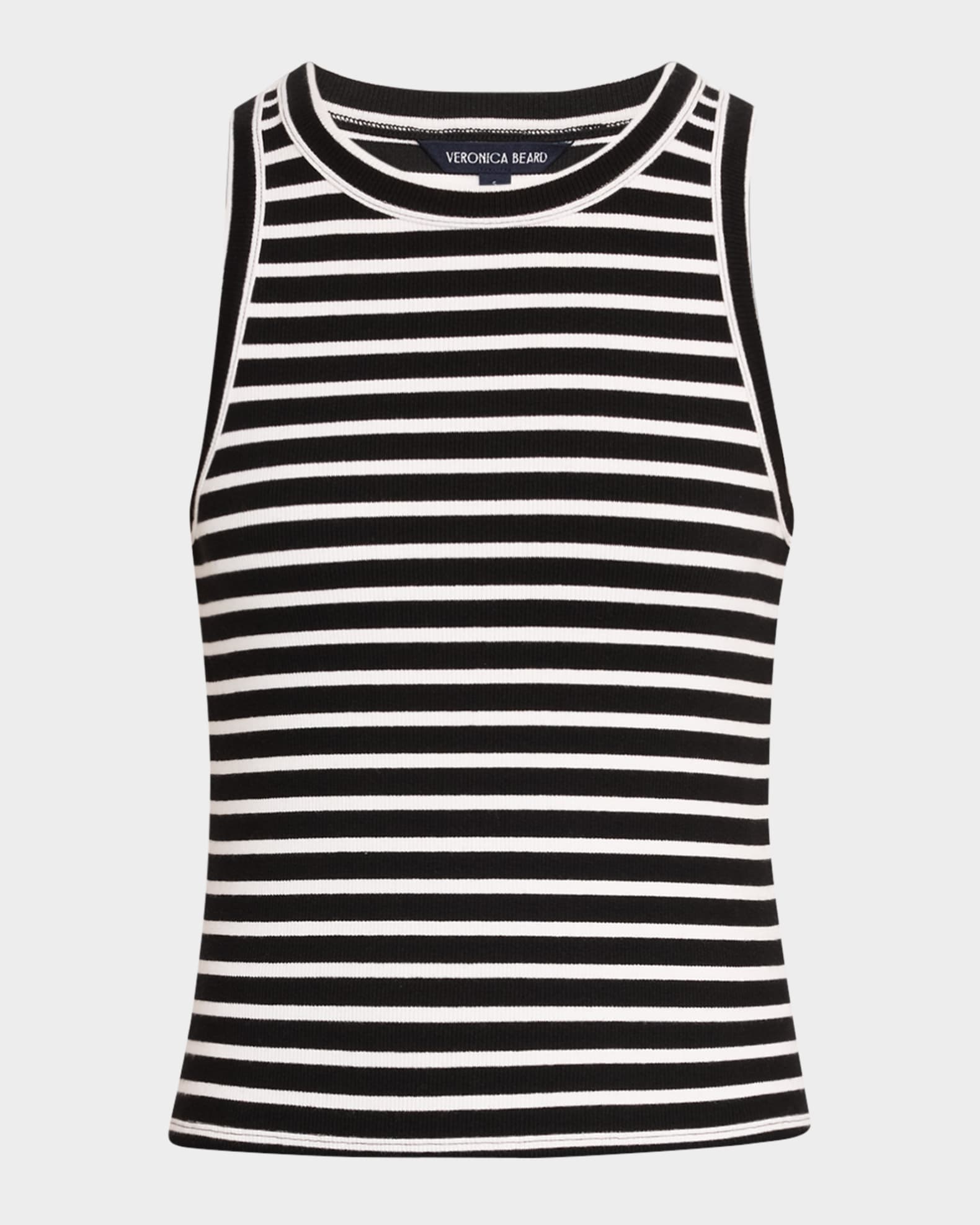 Jordyn Stripe Cropped Tank Top 0