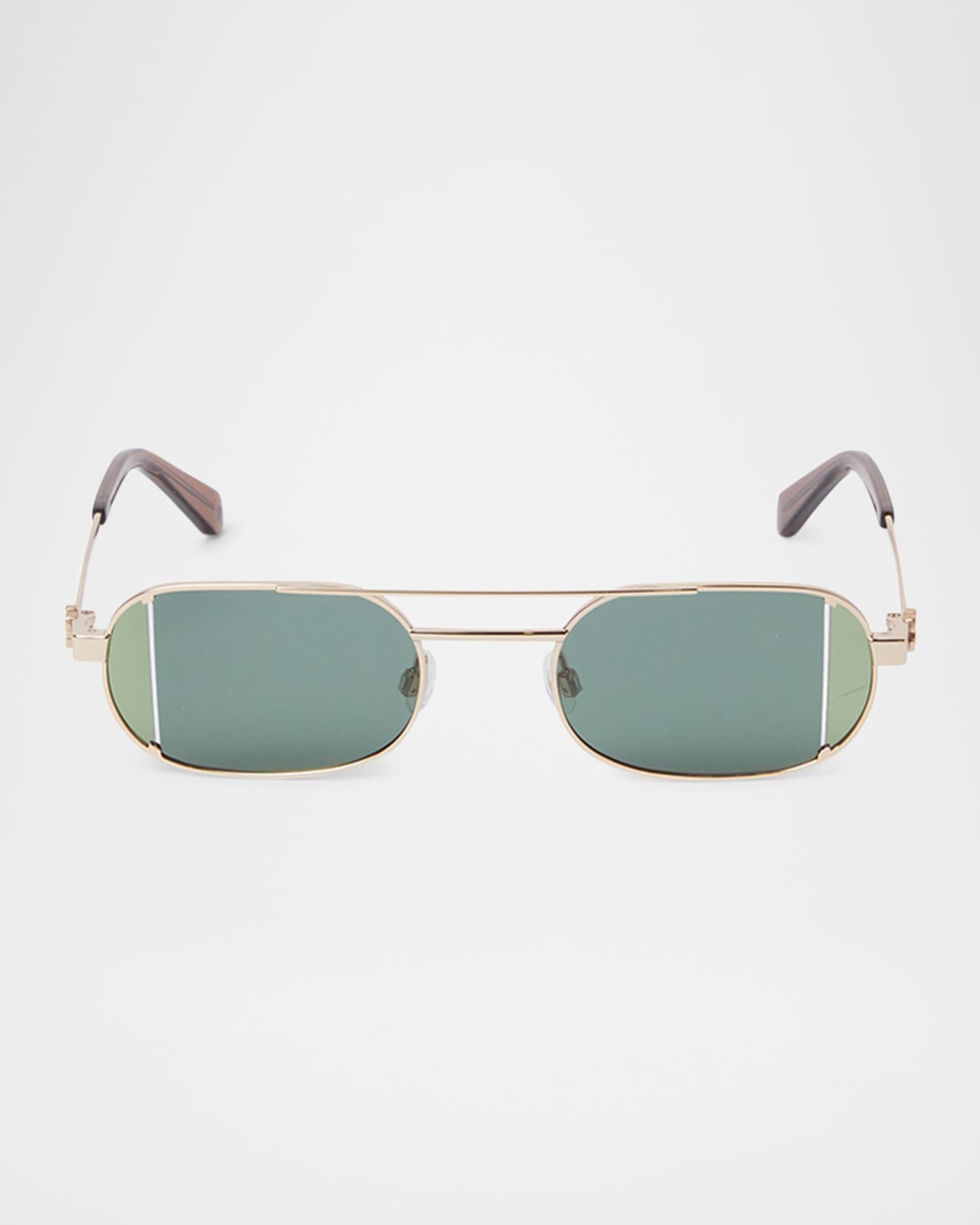 Lynn Oval Metal Sunglasses 0