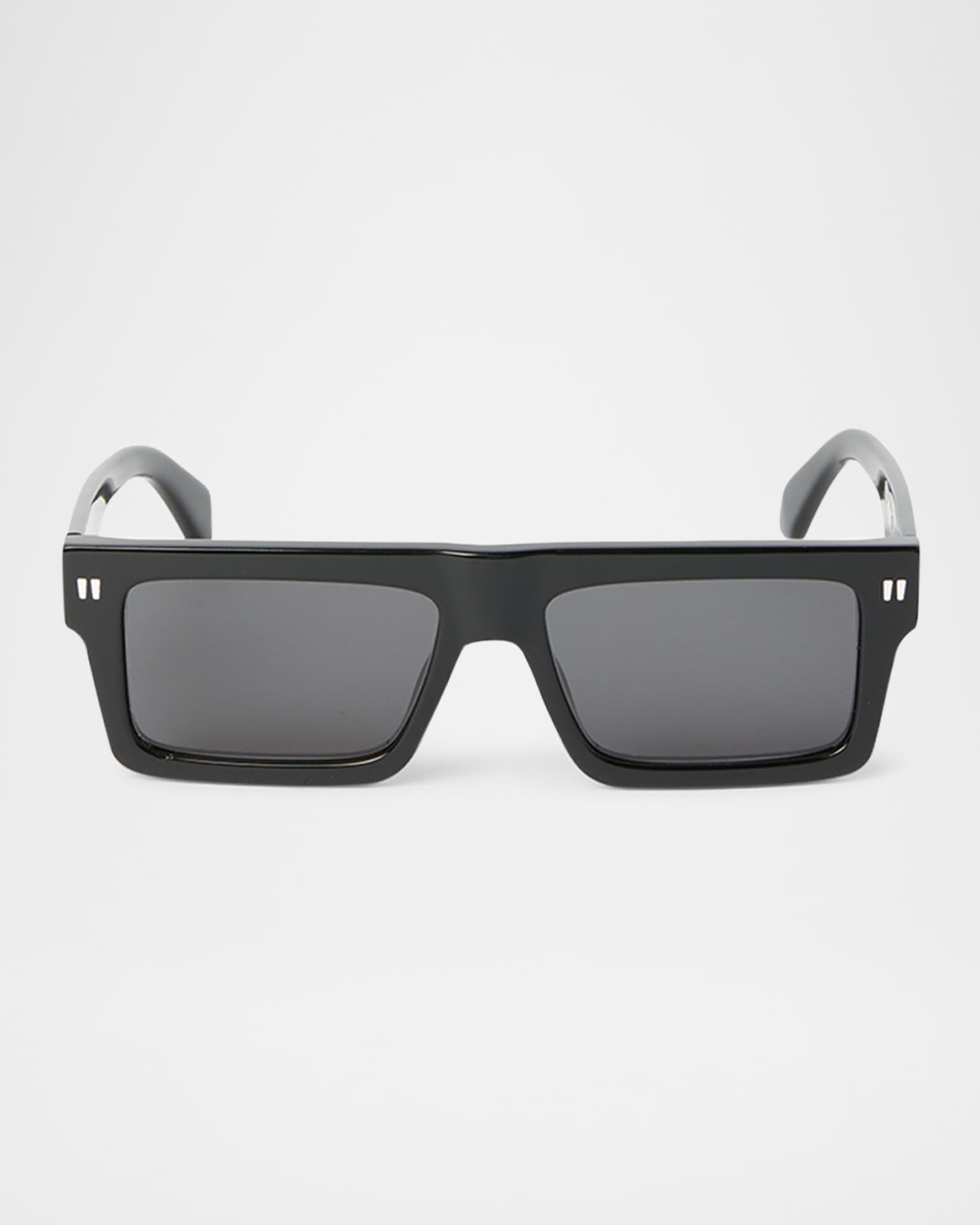 【送料&関税込】Off-White Chandler Sunglasses - Unisex Off-White Chandler Logo Rectangle Sunglasses | Neiman Marcus