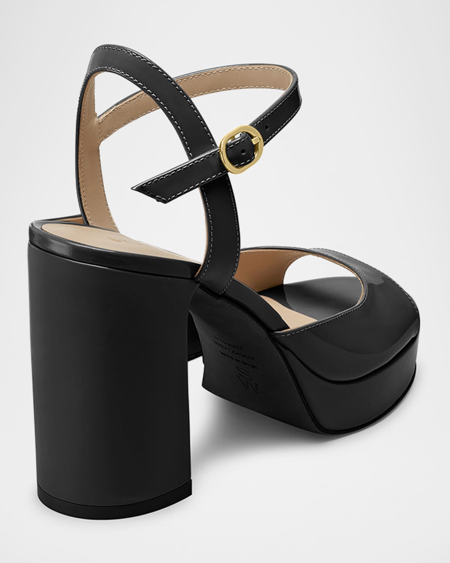 STUART WEITZMAN テイナIIフラットフォムサンタル SK008 SANBLH DAYNA II PLATFORM SANDAL in BLUSH for Women | Stuart Weitzman®