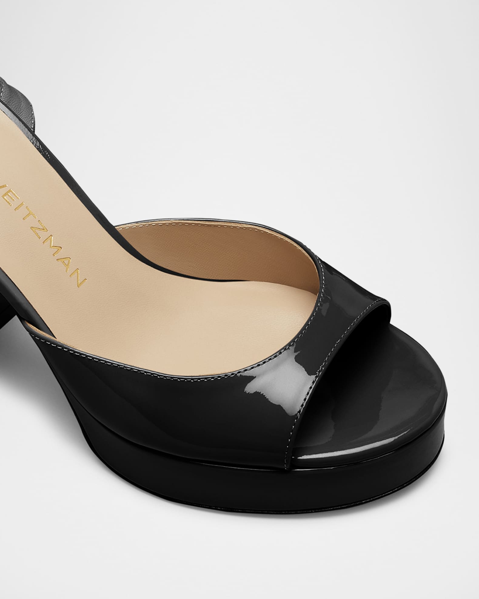 Stuart Weitzman Dayna II Leather Platform Sandals | Neiman Stuart Weitzman Dayna II Leather Platform Sandals | Neiman