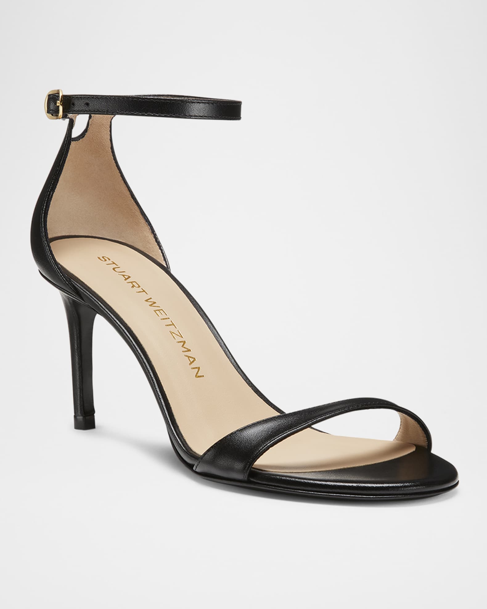 Nudist Leather Ankle-Strap Sandals 1