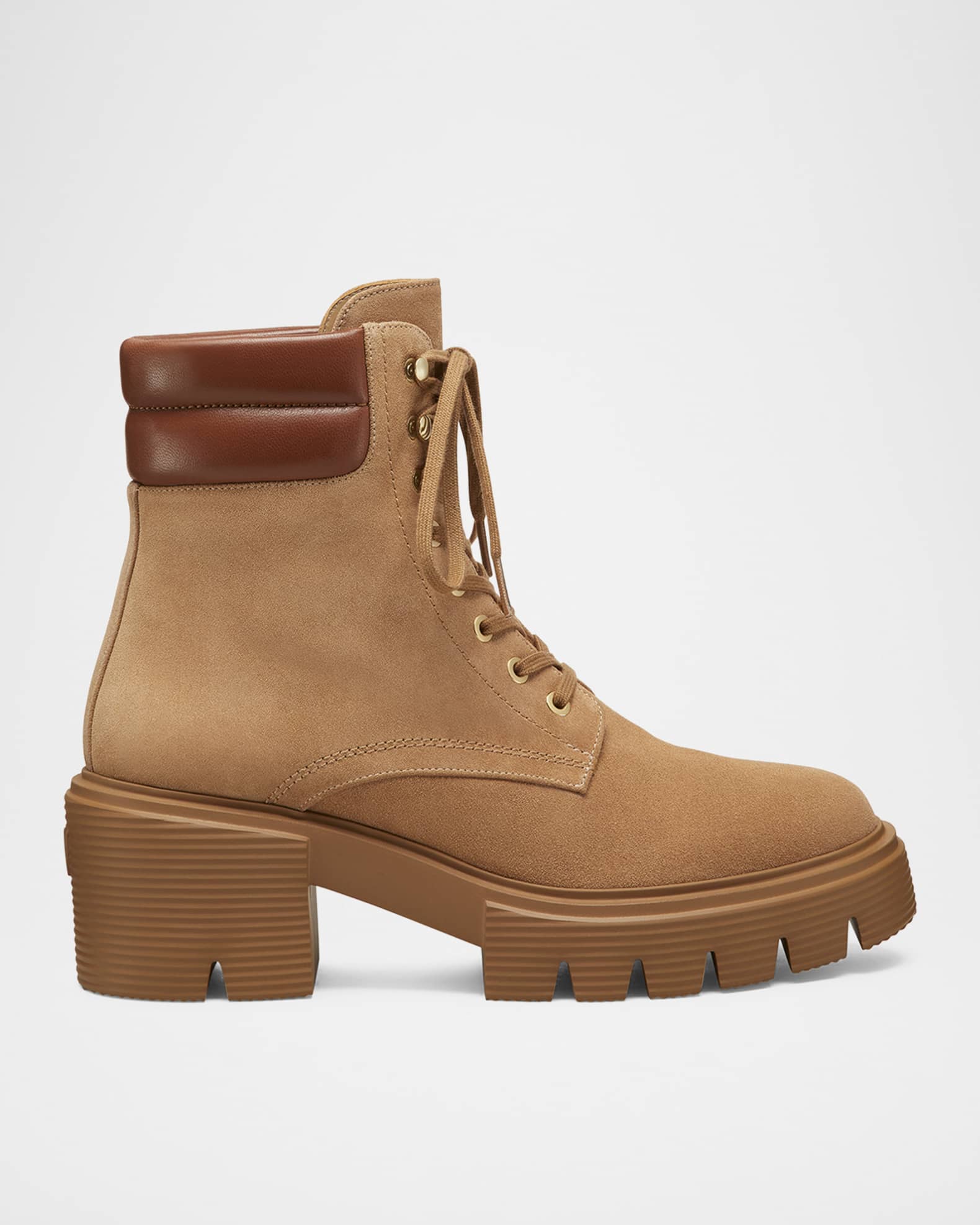 Soho Suede Lace-Up Booties 0