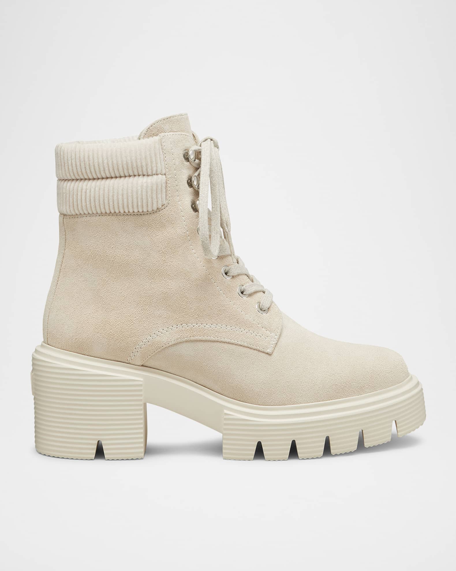 Soho Suede Lace-Up Booties 0