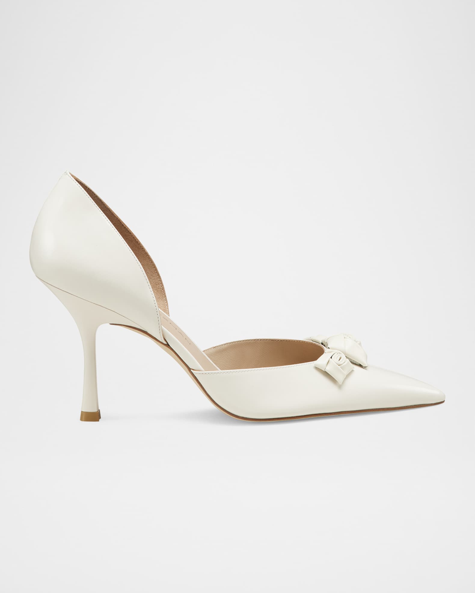Rosie Pointed Leather Stiletto Pumps 0