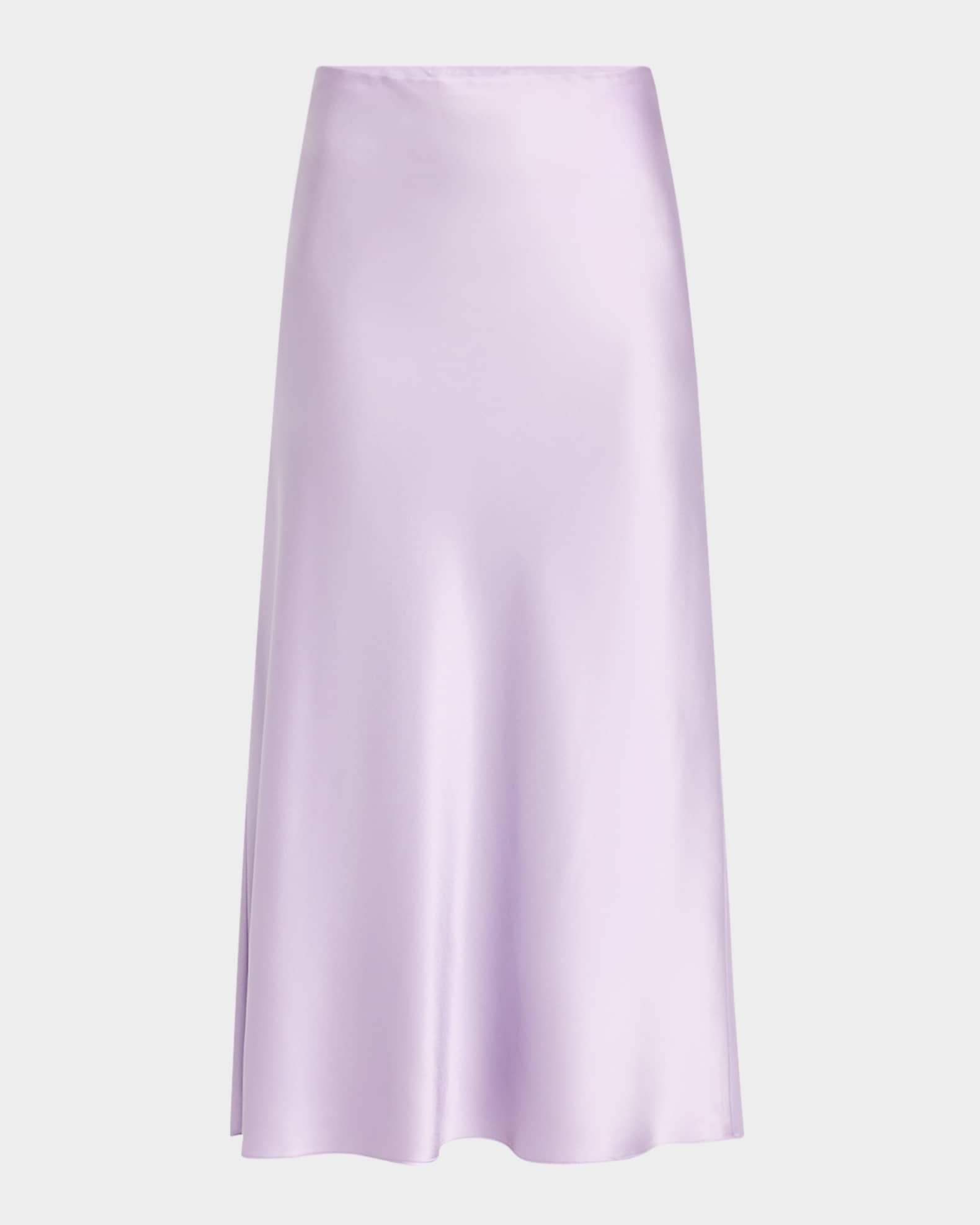 Clover Stretch-Silk Slip Skirt 0